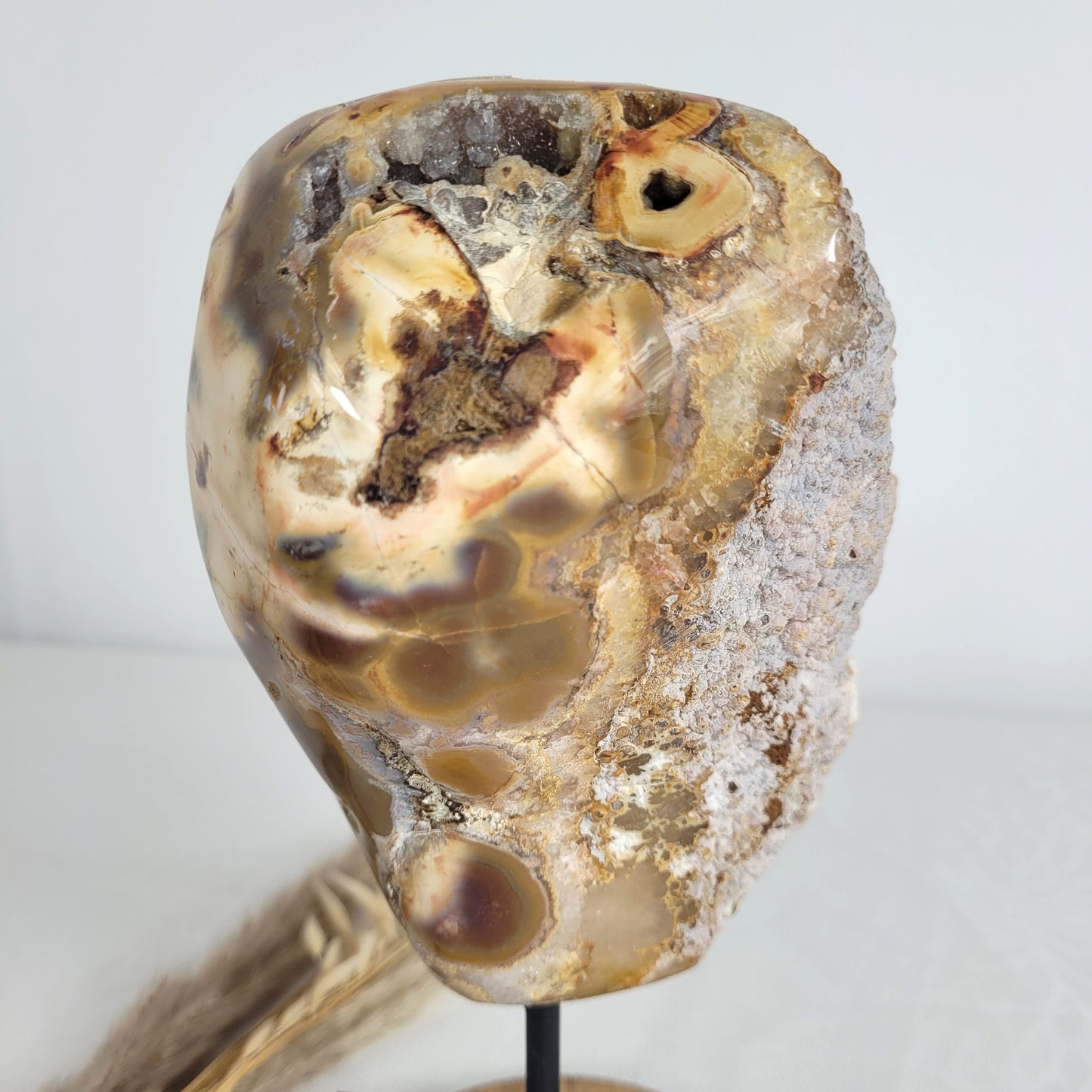 Druzy Achat Rohstein
