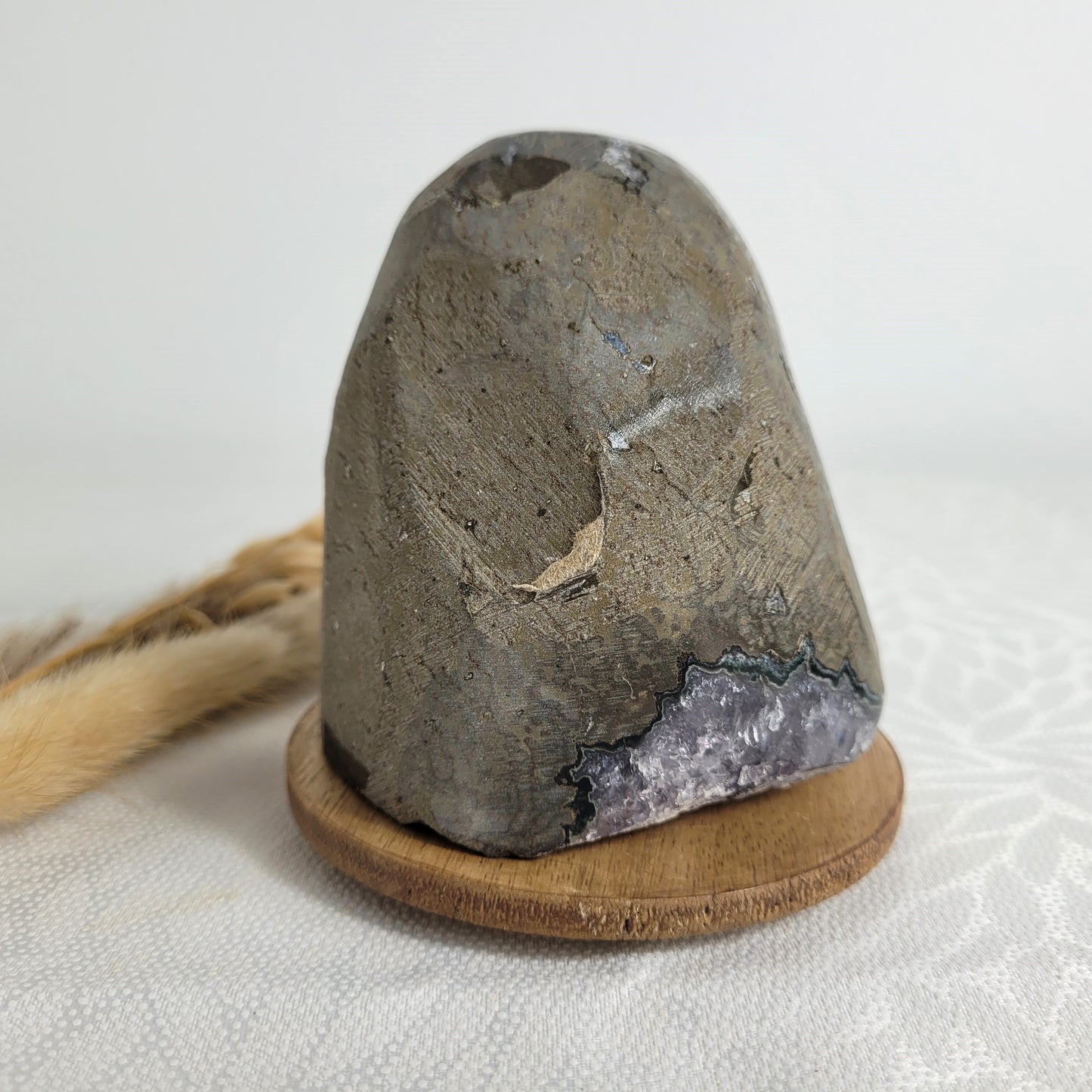 Amethyst Kristalldruse 9,7x9,2cm, 873g