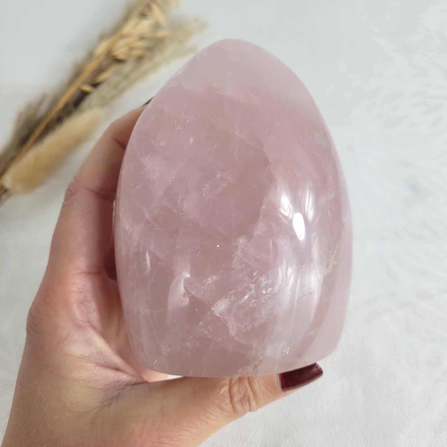 Rosenquarz Freiform