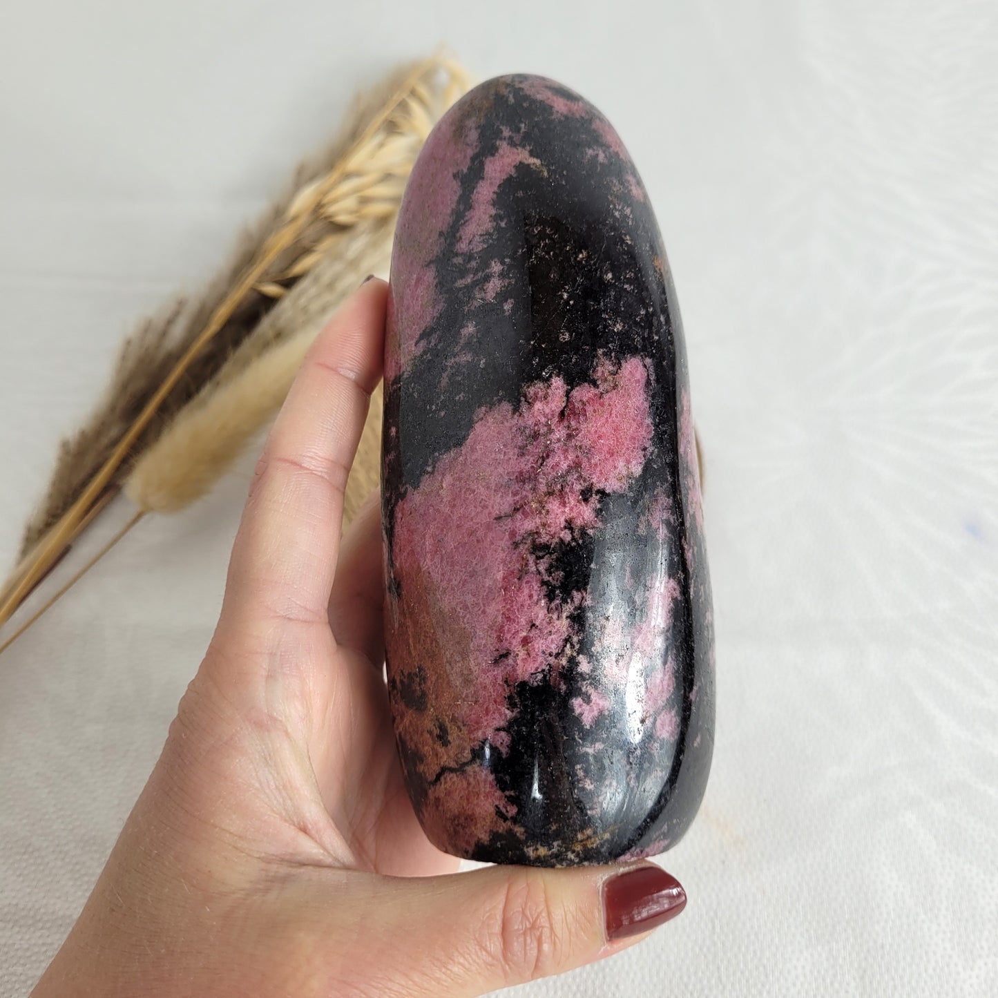 Rhodonit Freiform 14 x 5,8cm