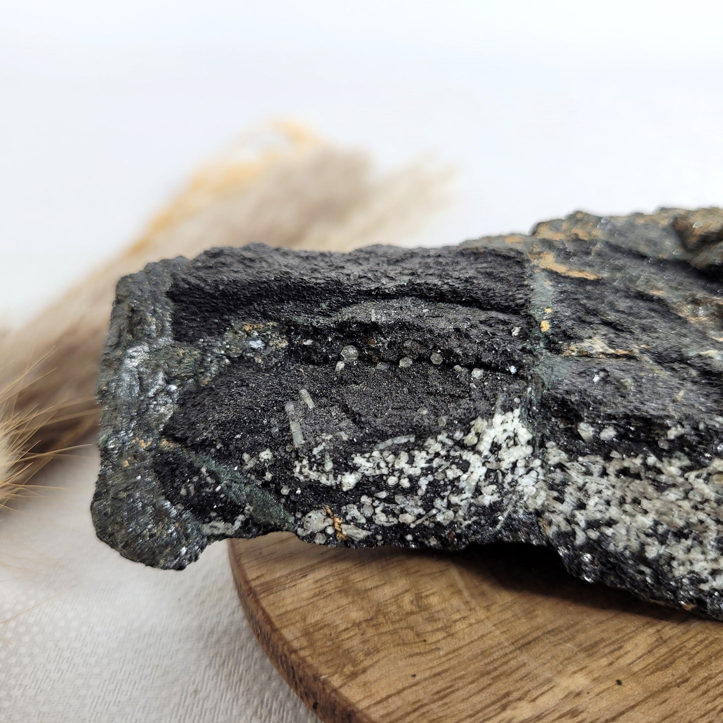 Beryll Kristalle auf Glimmerschiefer alpine Mineralien