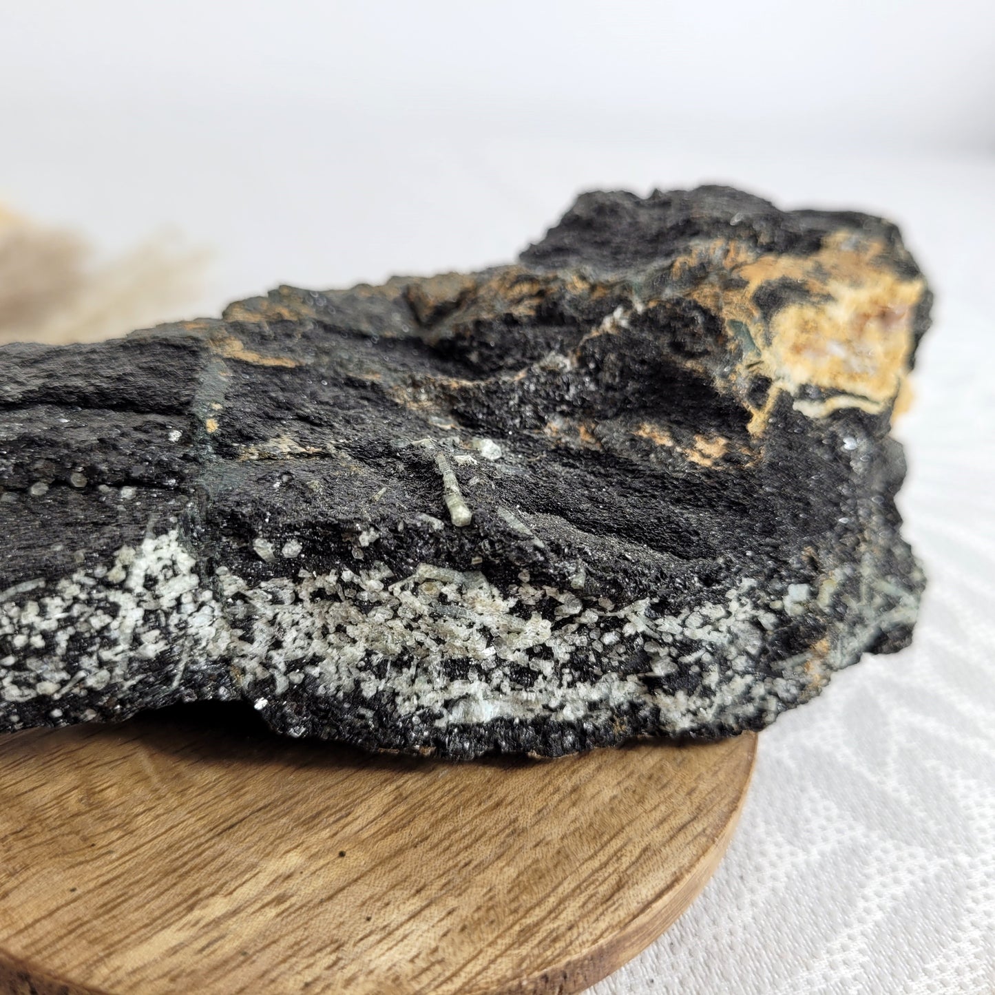 Beryll Kristalle auf Glimmerschiefer alpine Mineralien
