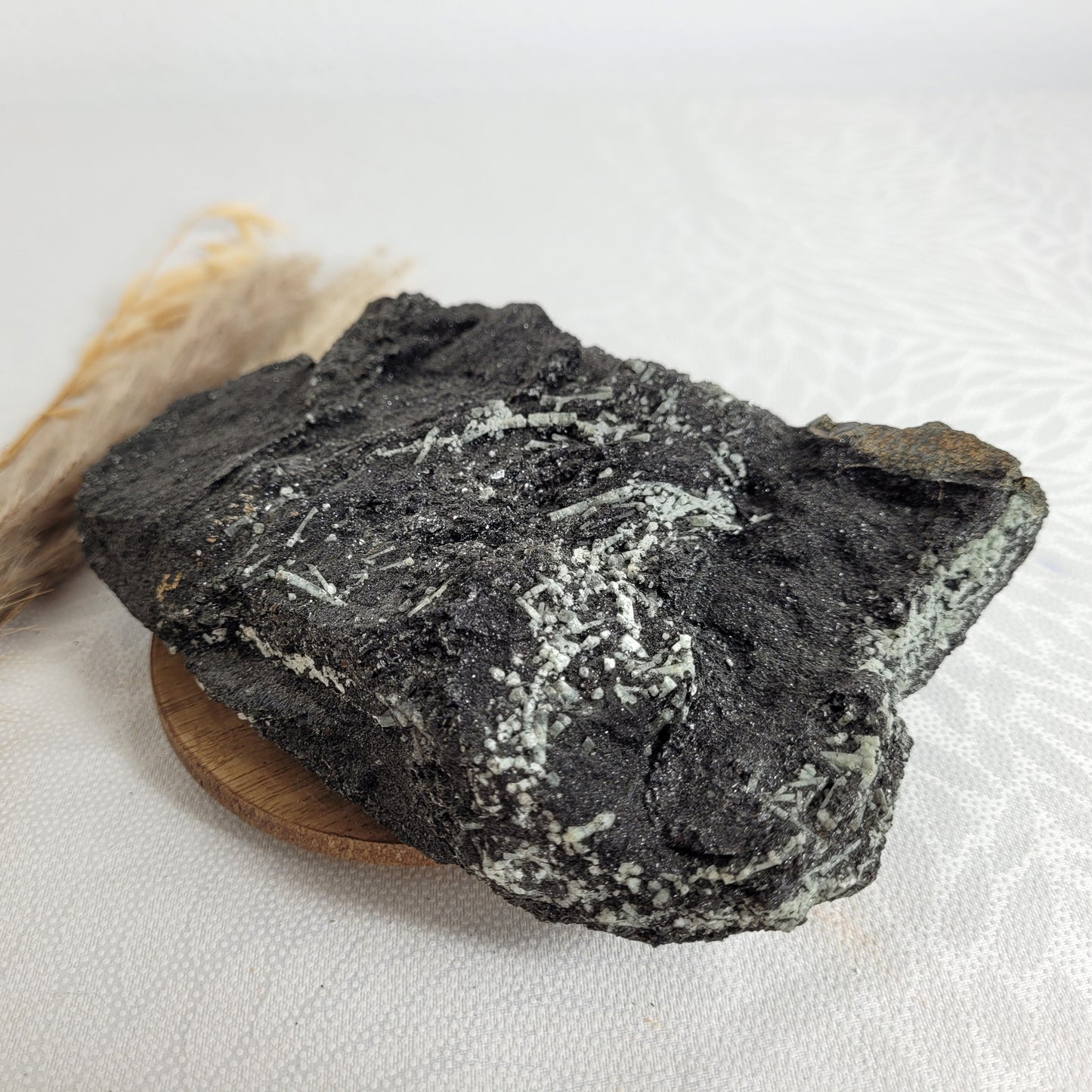 Beryll Kristalle auf Glimmerschiefer alpine Mineralien