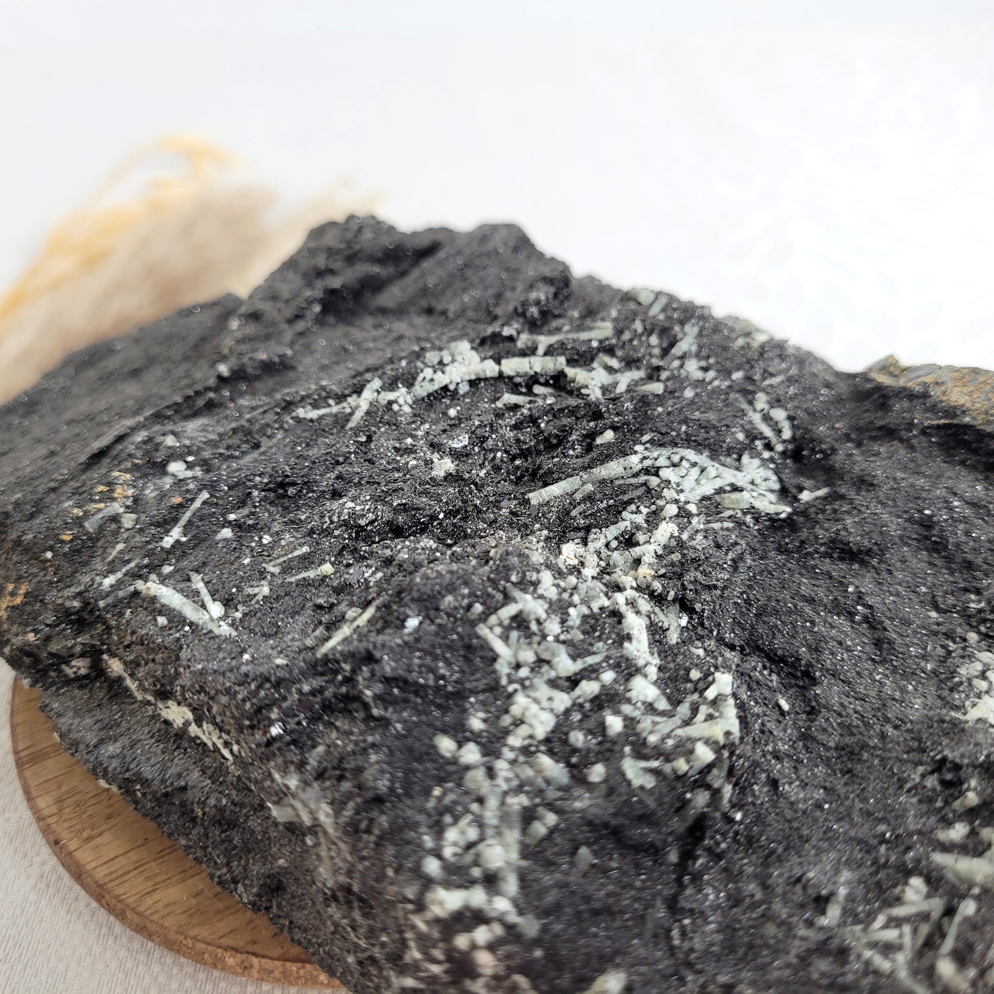 Beryll Kristalle auf Glimmerschiefer alpine Mineralien