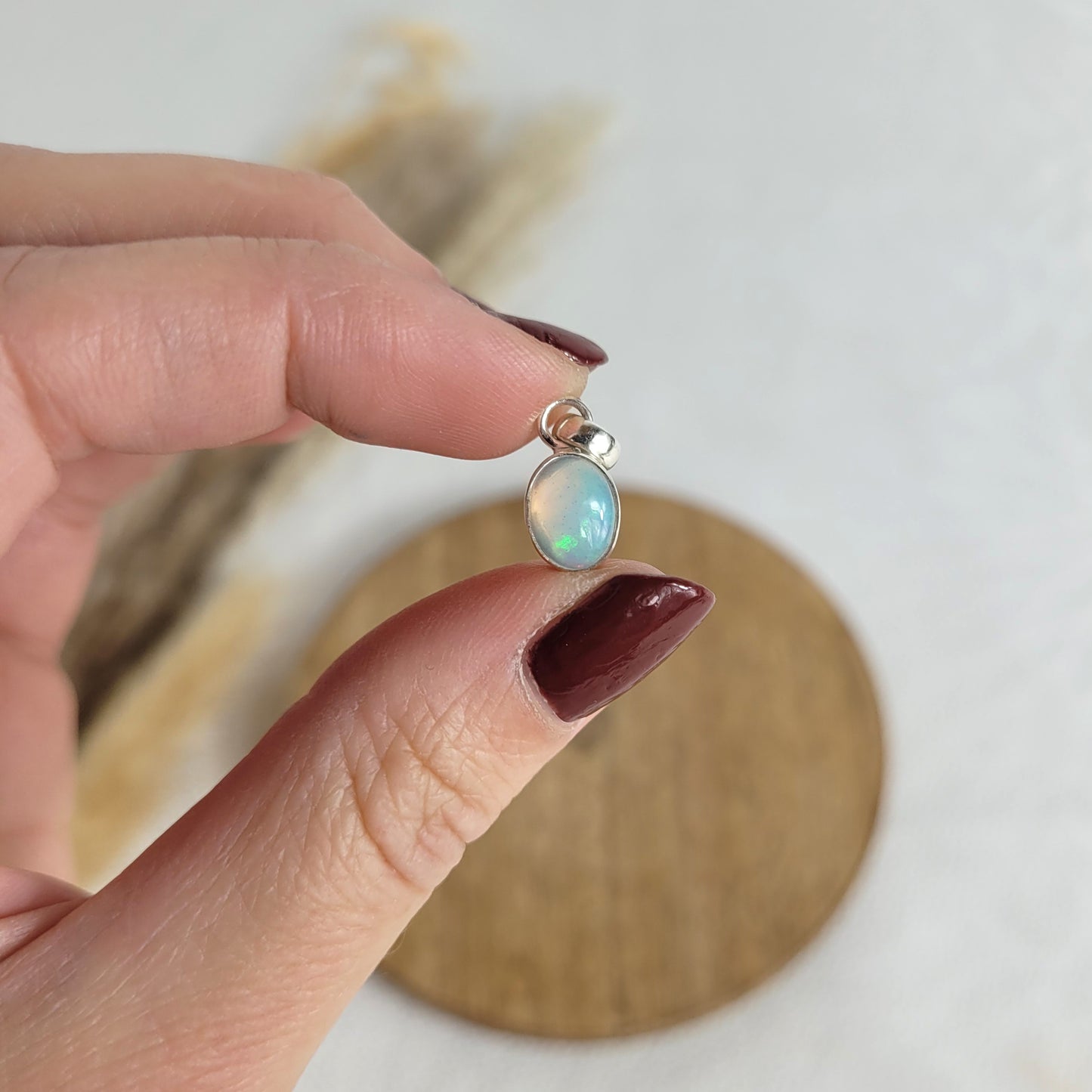 Welo Opal Kettenanhänger Silberschmuck