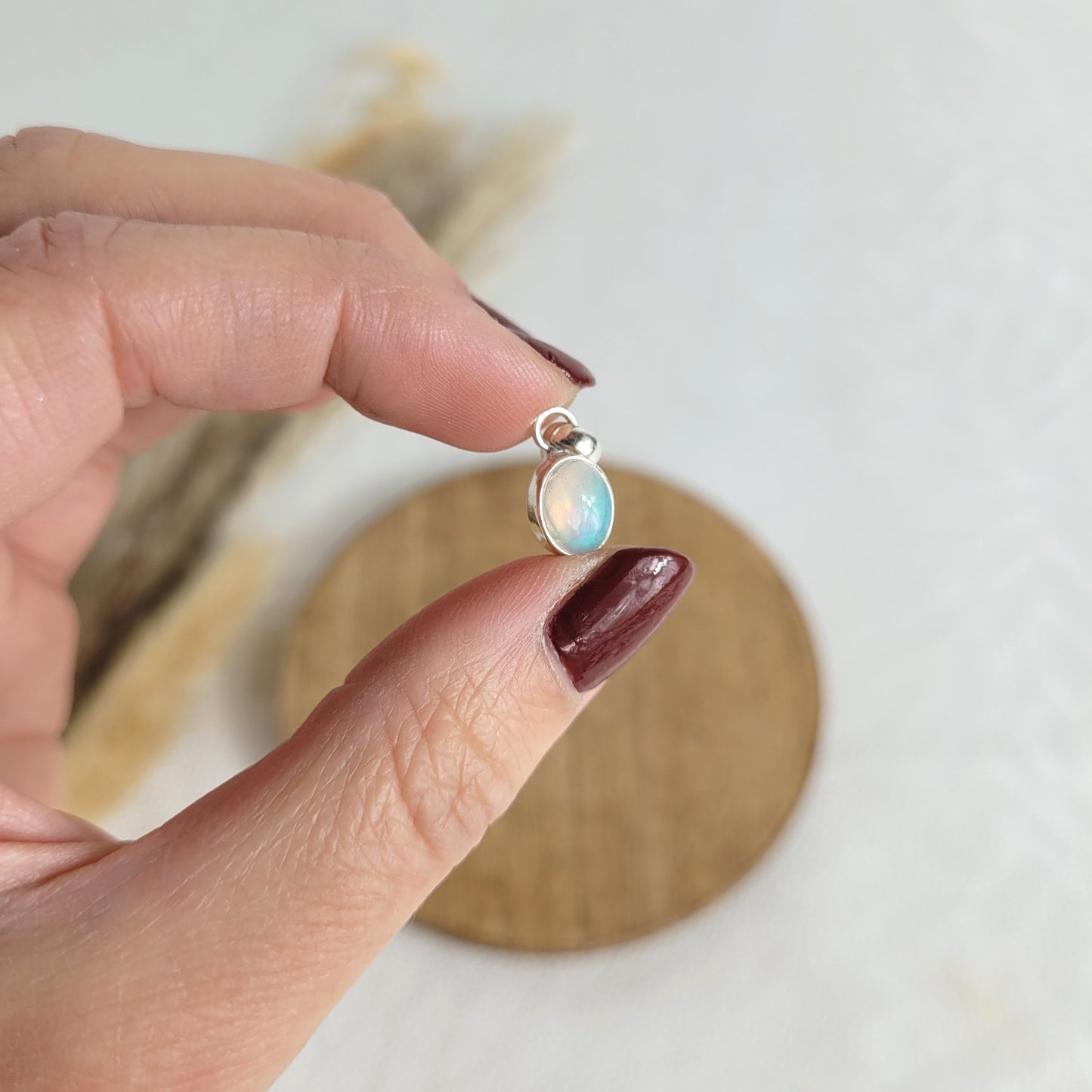 Welo Opal Kettenanhänger Silberschmuck