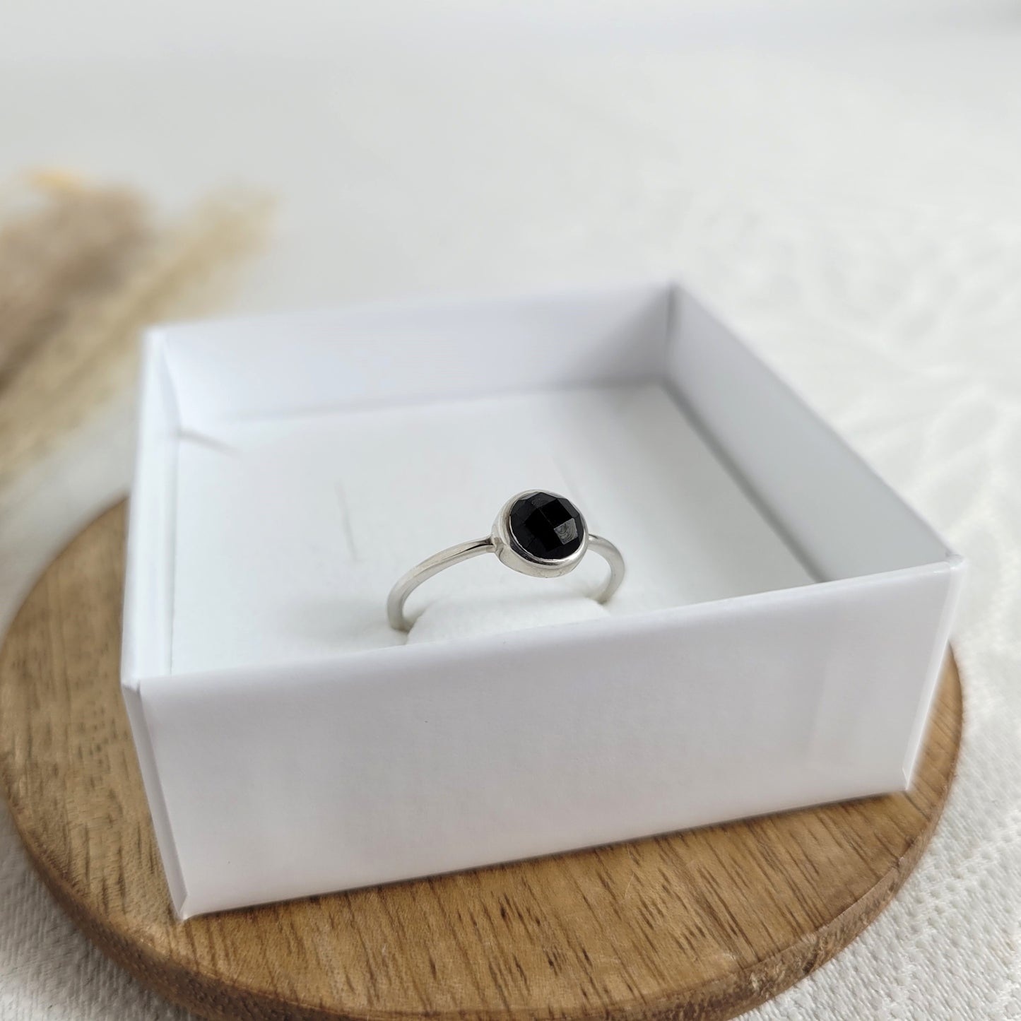 Spinell Ring Silber 925 Ringgröße 58