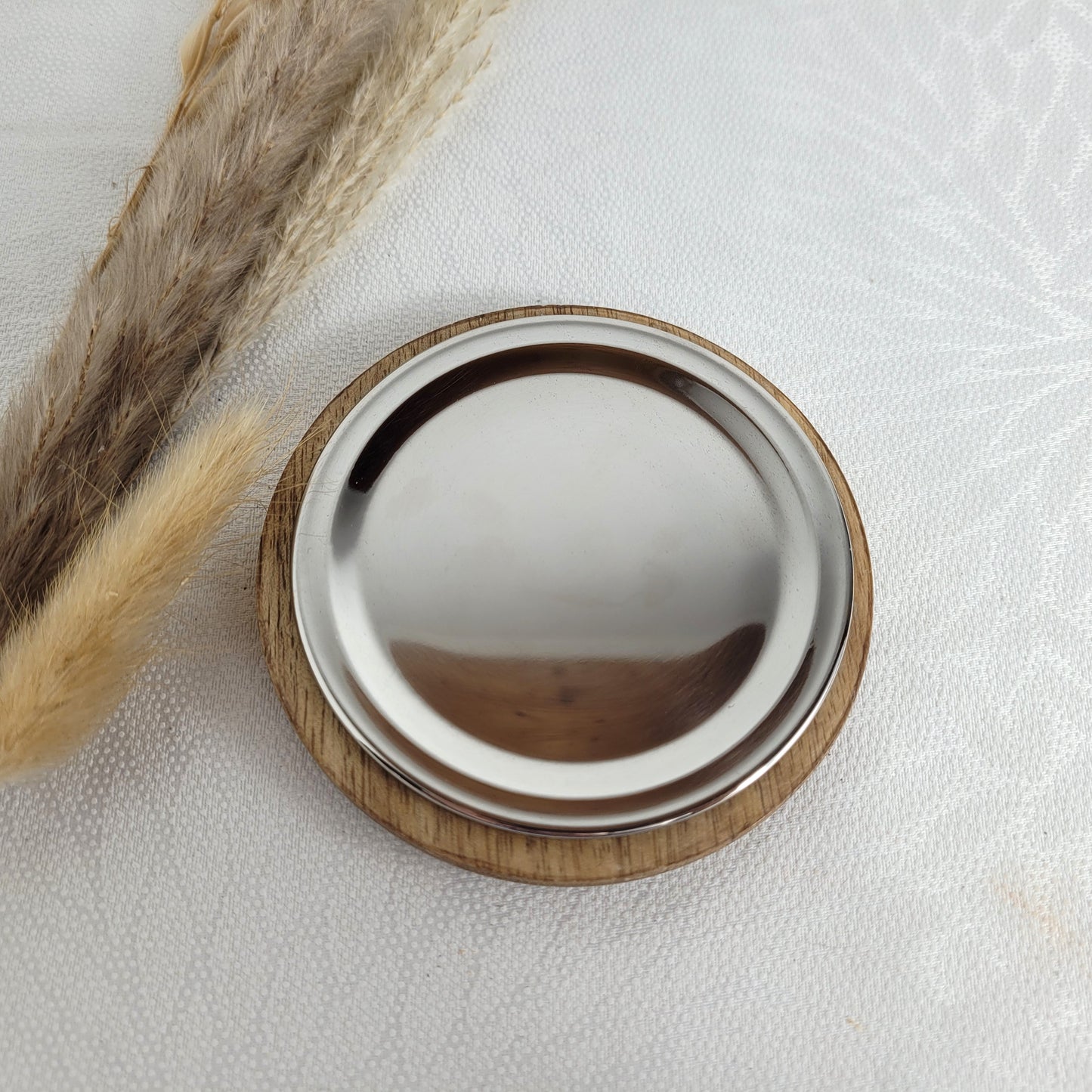Räucherplatte Edelstahl Durchmesser 9cm Zubehör für Räucherstövchen