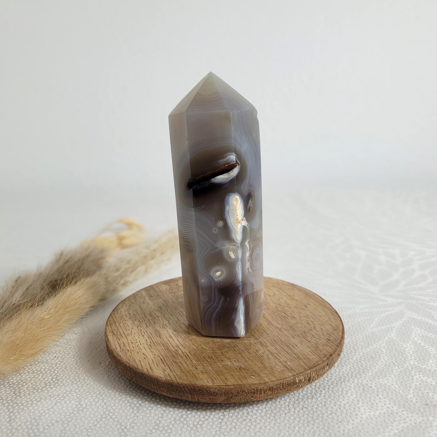 Achat Turm Achat Spitze geschliffen