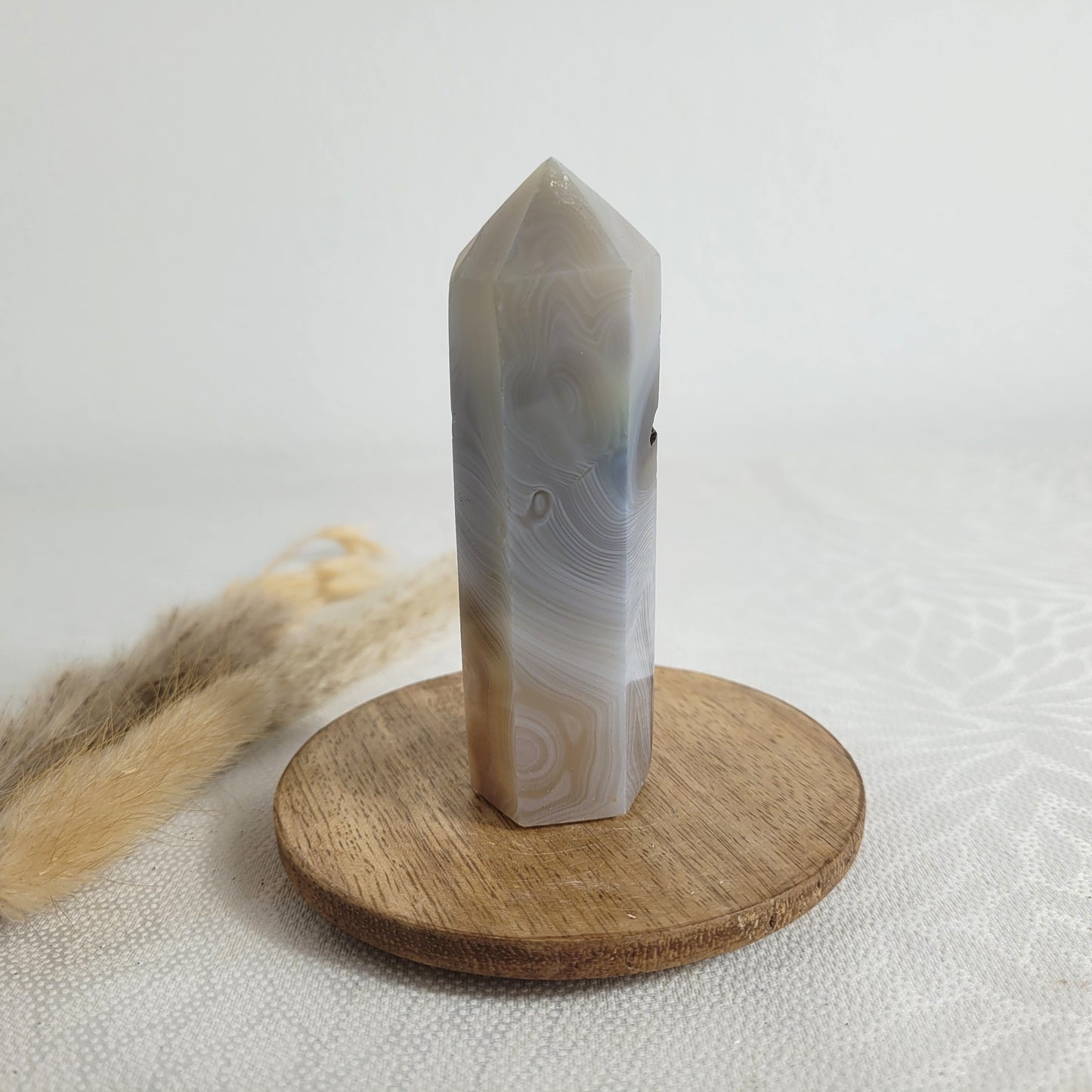 Achat Turm Achat Spitze geschliffen