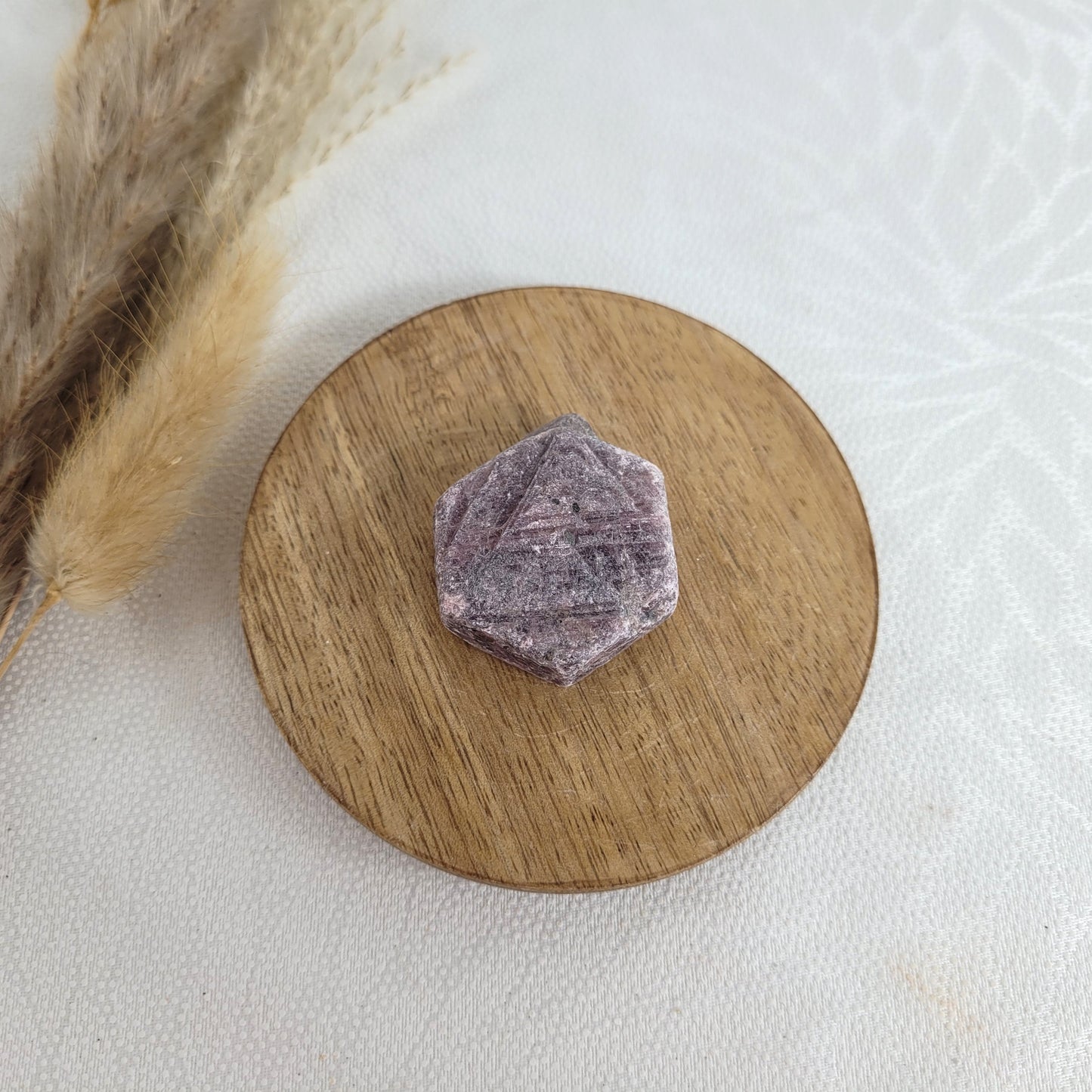Rubin Hexagon Rohkristall