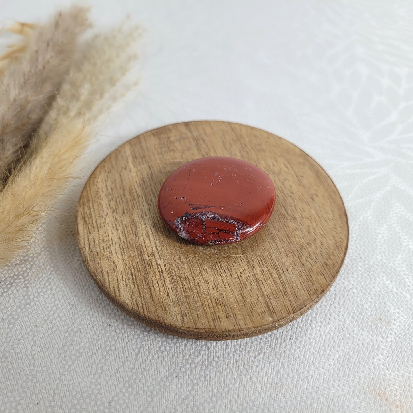 Roter Jaspis Scheibenstein