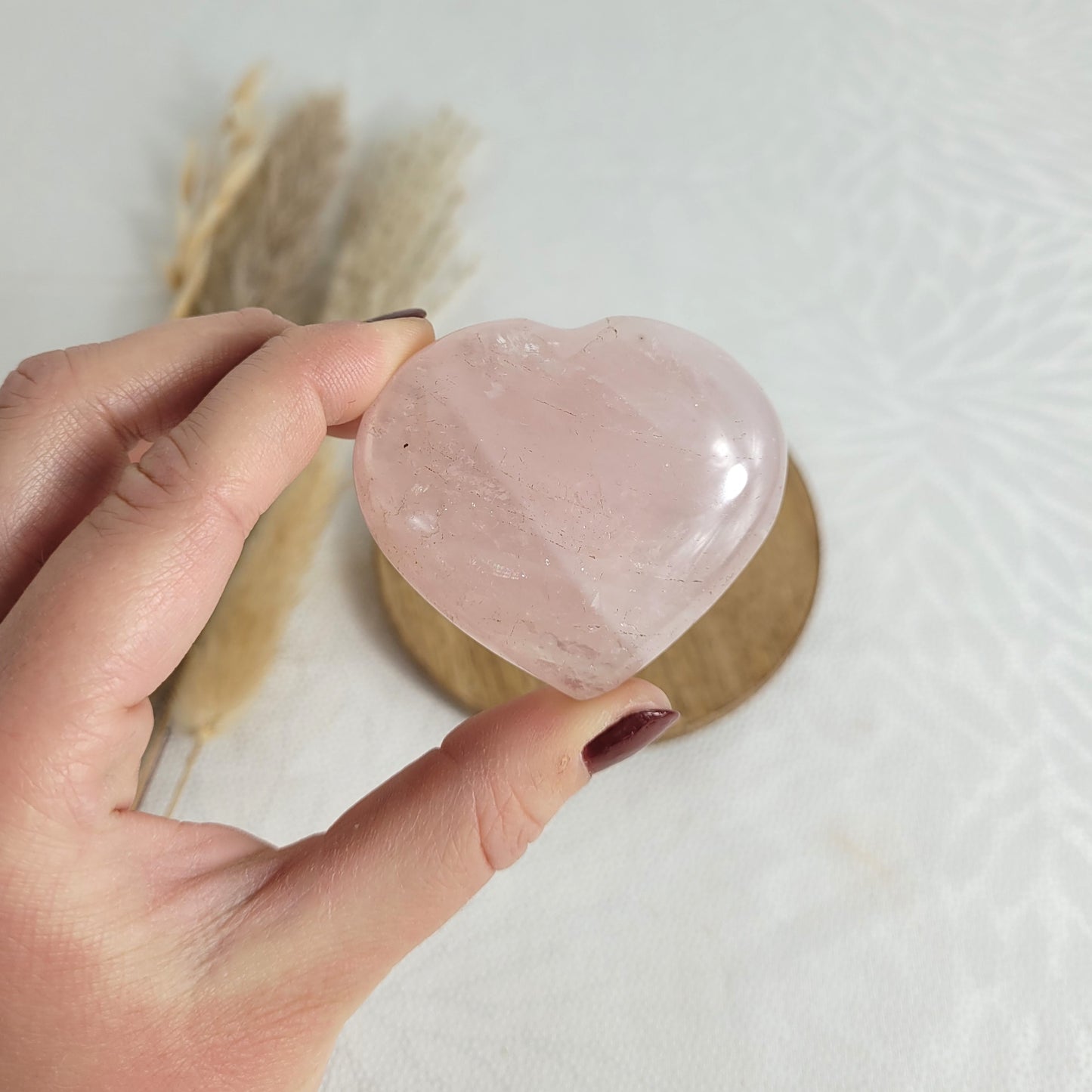 Rosenquarz Herz