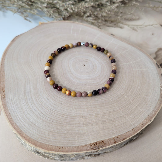 Mookait Armband Kugeln 4 mm