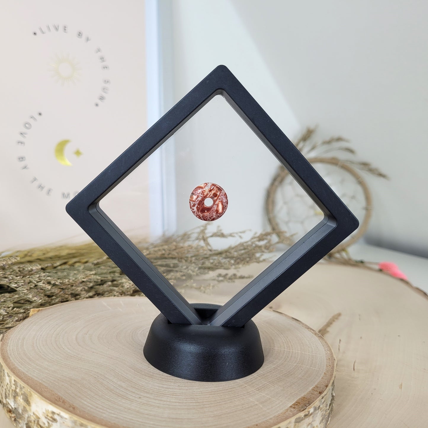 Schweberahmen 9x9cm mit Standfuss