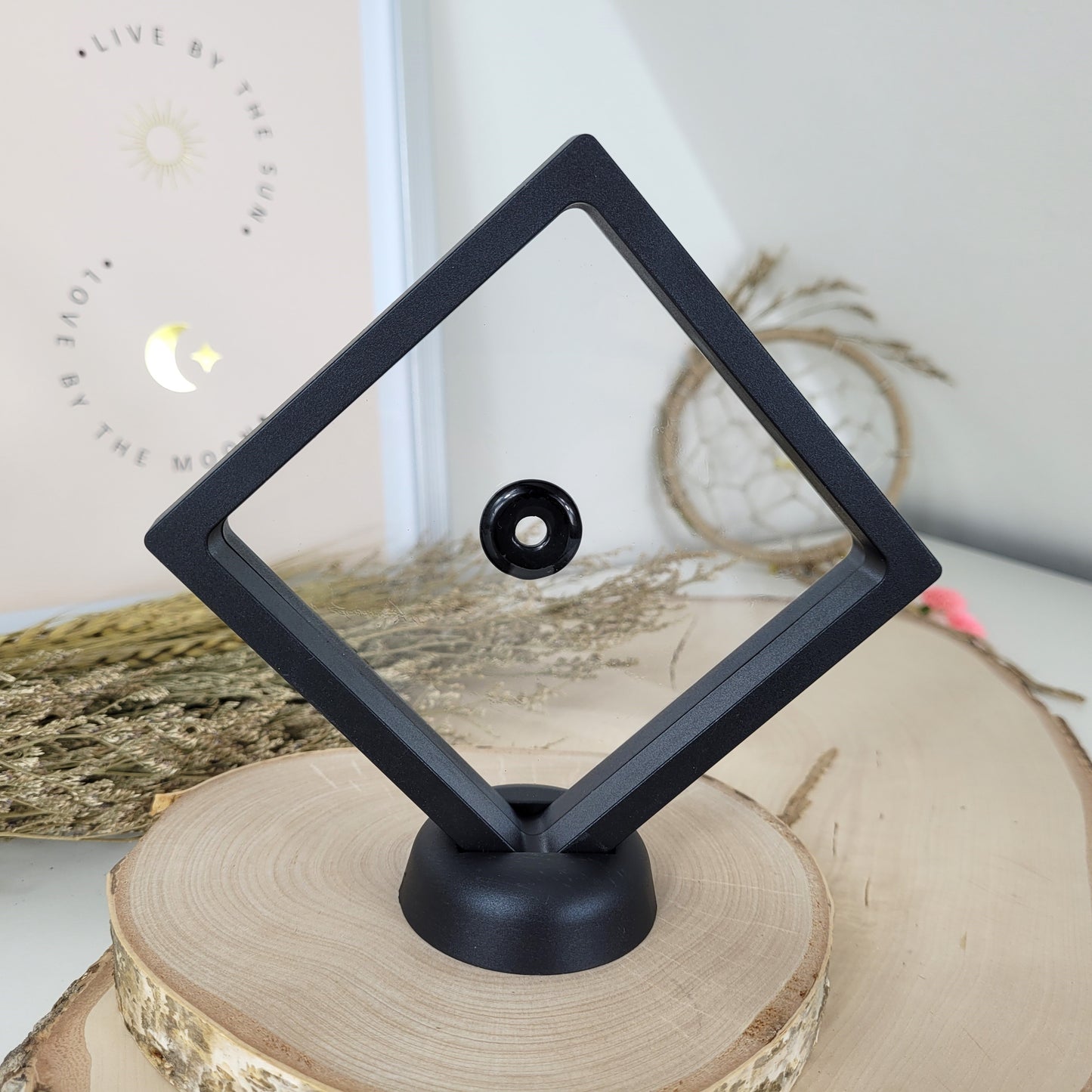 Schweberahmen 11x11cm mit Standfuss