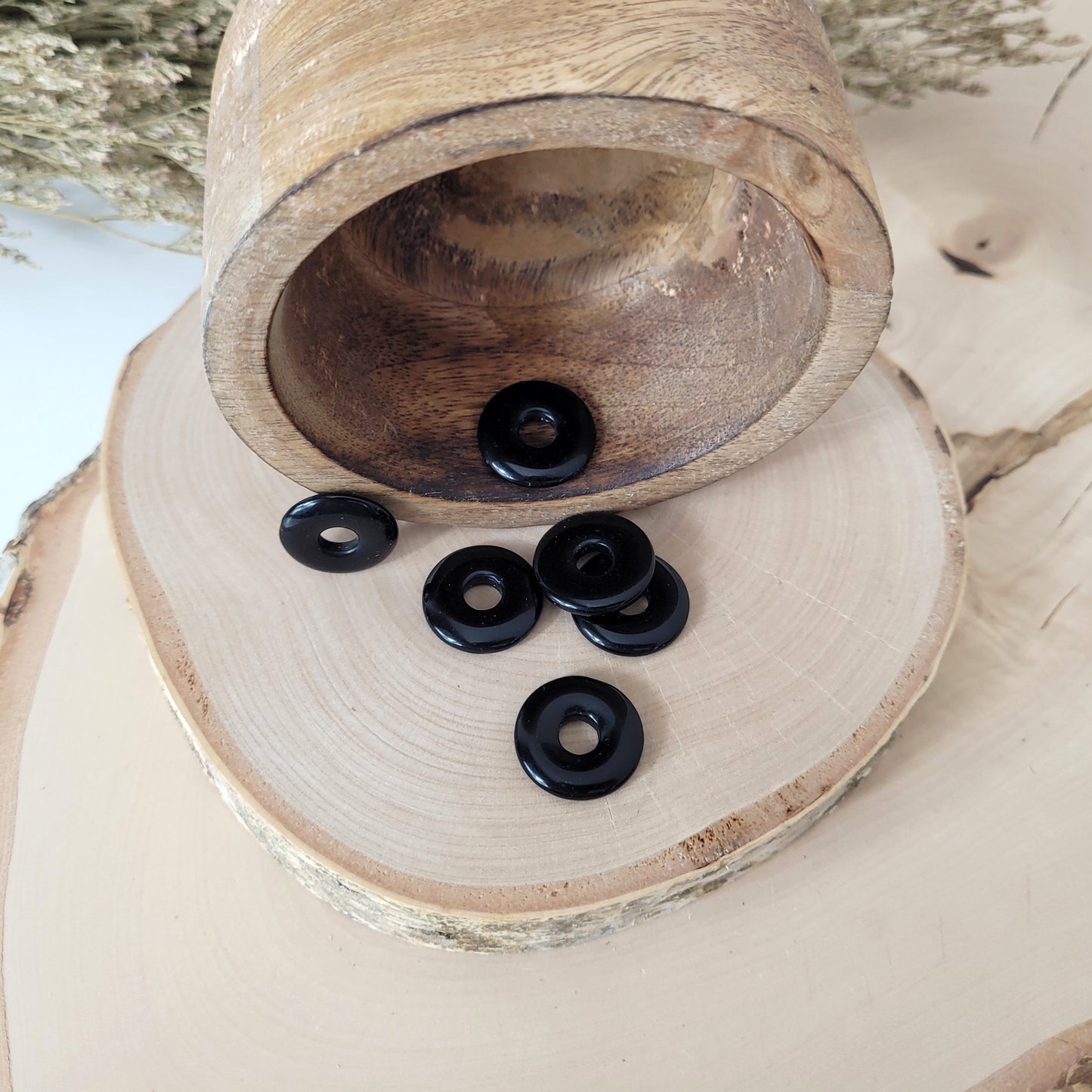 Obsidian Donut 1,9cm