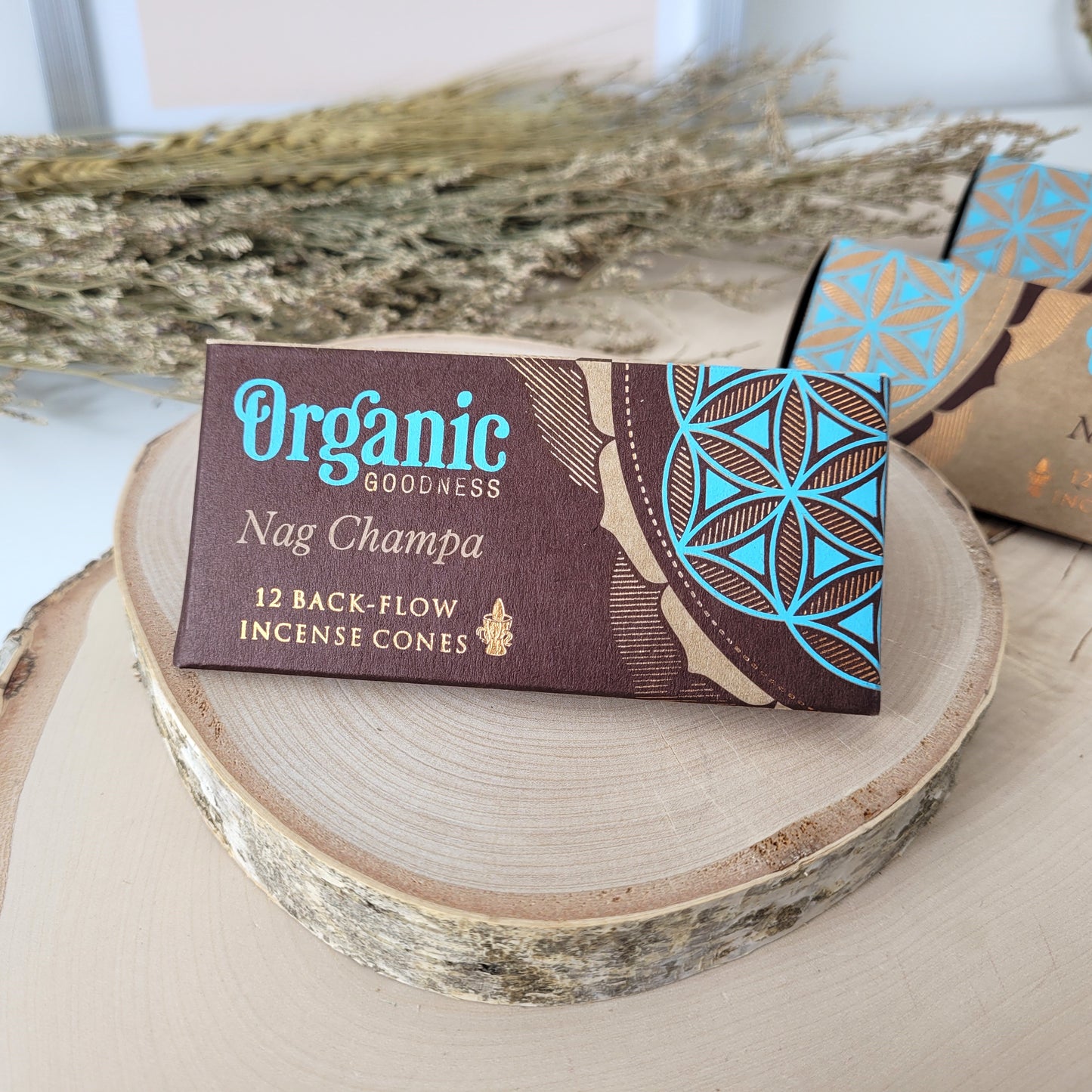 Rückfluss Räucherkegel Organic Goodness Backflow Kegel Nag Champa