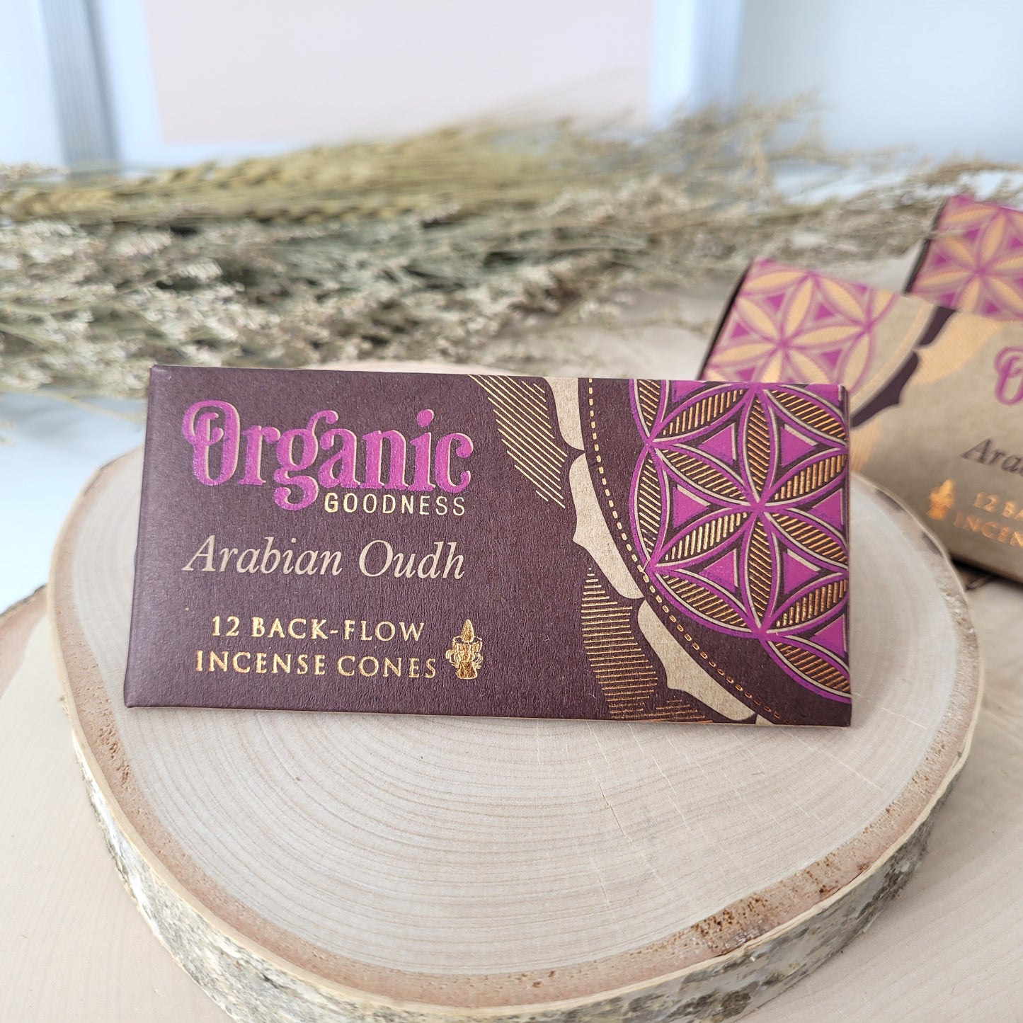 Rückfluss Räucherkegel Organic Goodness Backflow Kegel Arabian Oudh