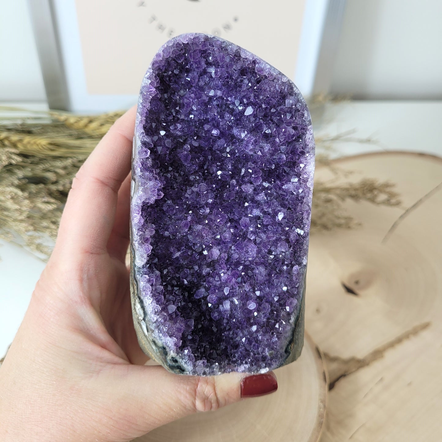 Amethyst Kristalldruse 11,5 x 6,3cm, 433g
