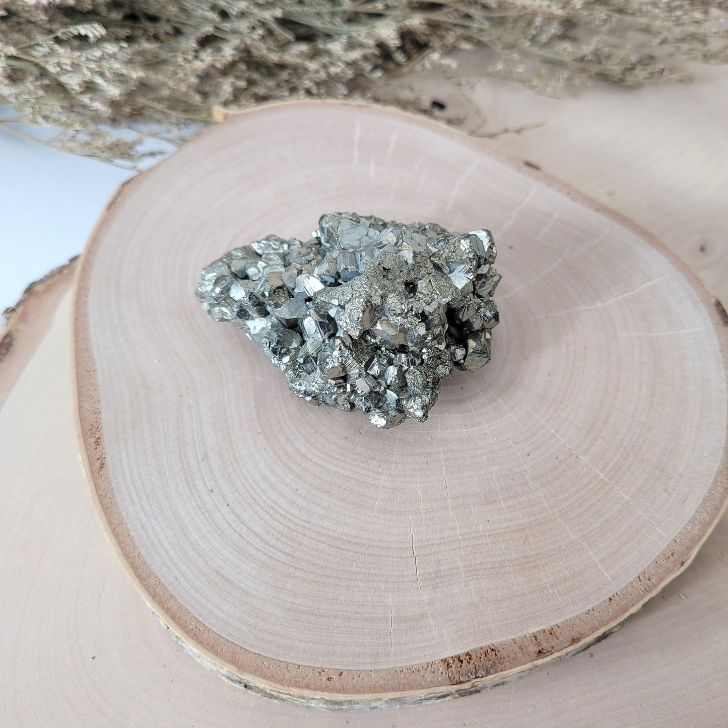 Pyrit Kristallstufe 6,1 x 4,2 cm