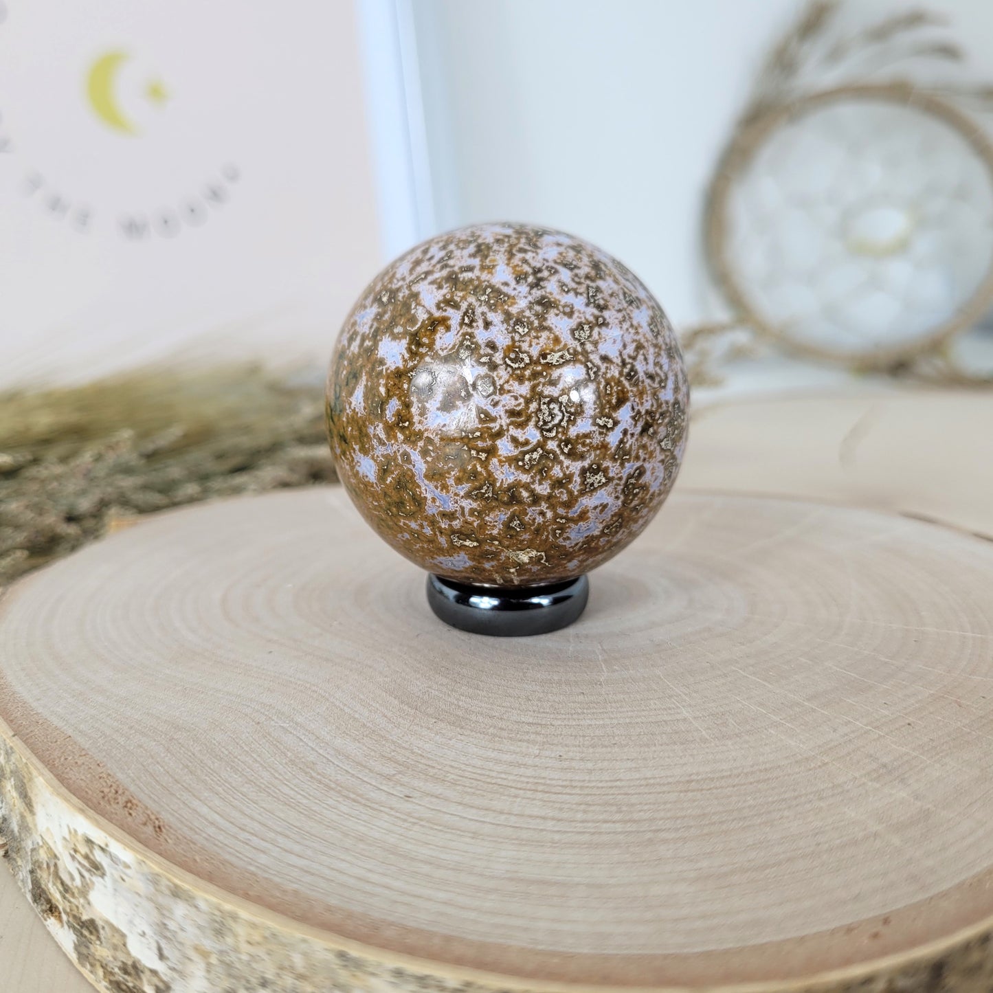 Ozean Jaspis Kugel 4,6cm Durchmesser, 141g