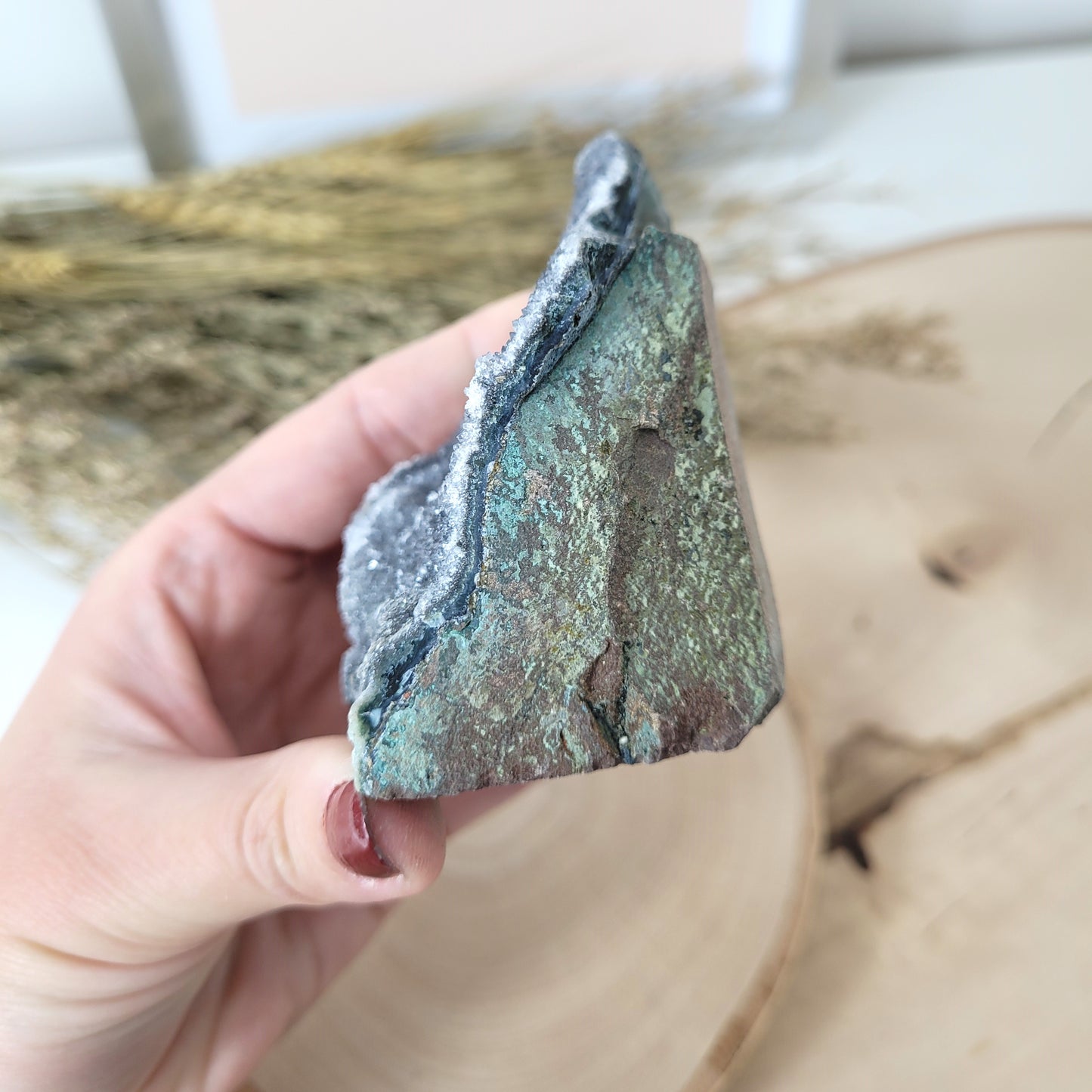 Schwarzer Amethyst 7,2 x 6,1 cm