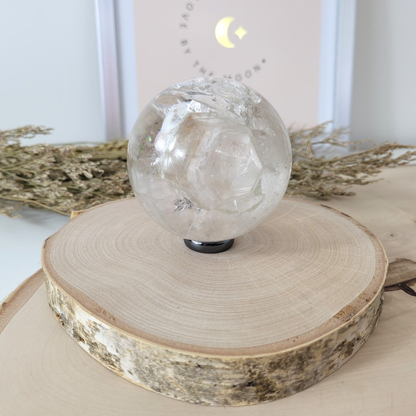 Bergkristall Kugel A-Qualität mit Phantom 7cm Durchmesser