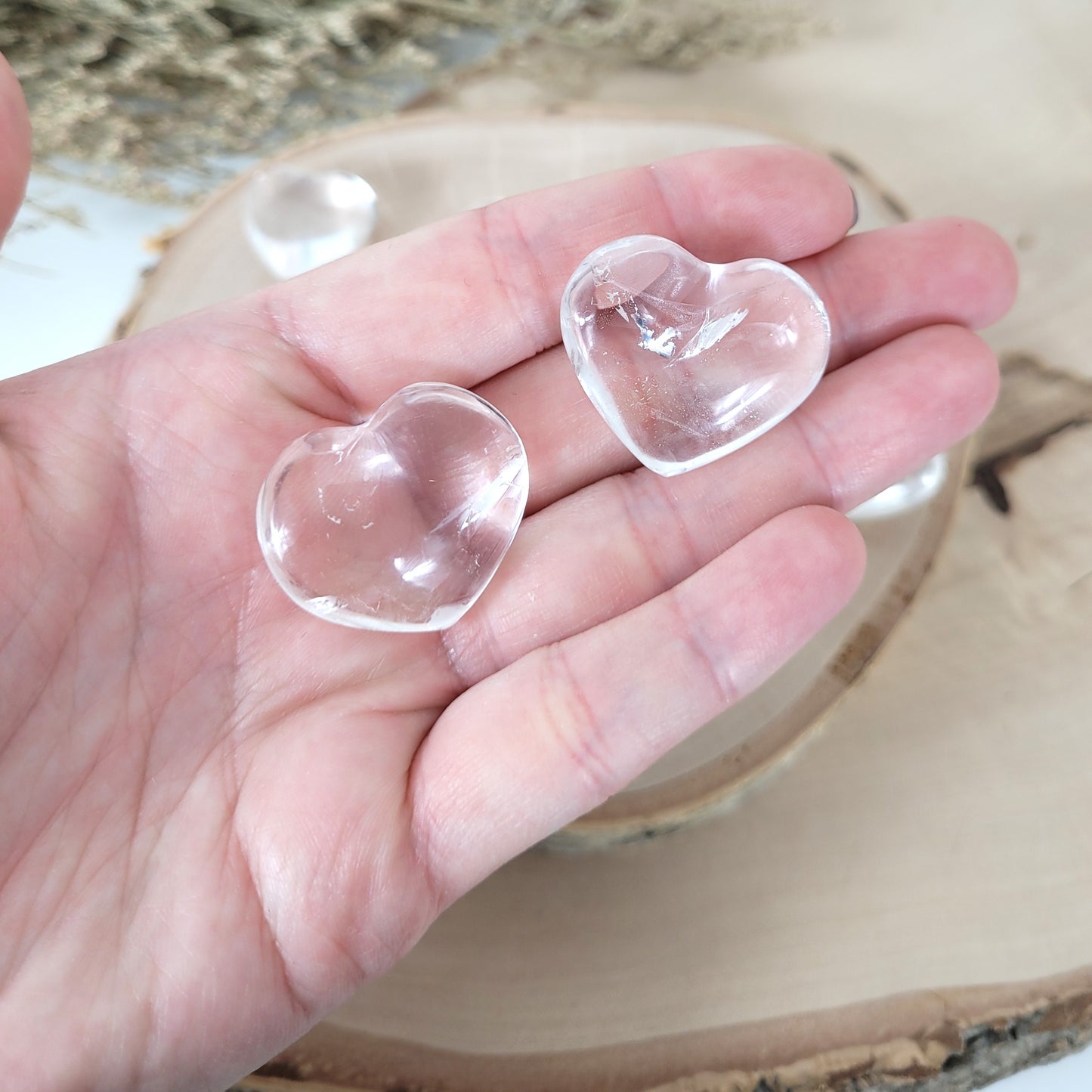 Bergkristall Herz 2-2,5cm besonders klar