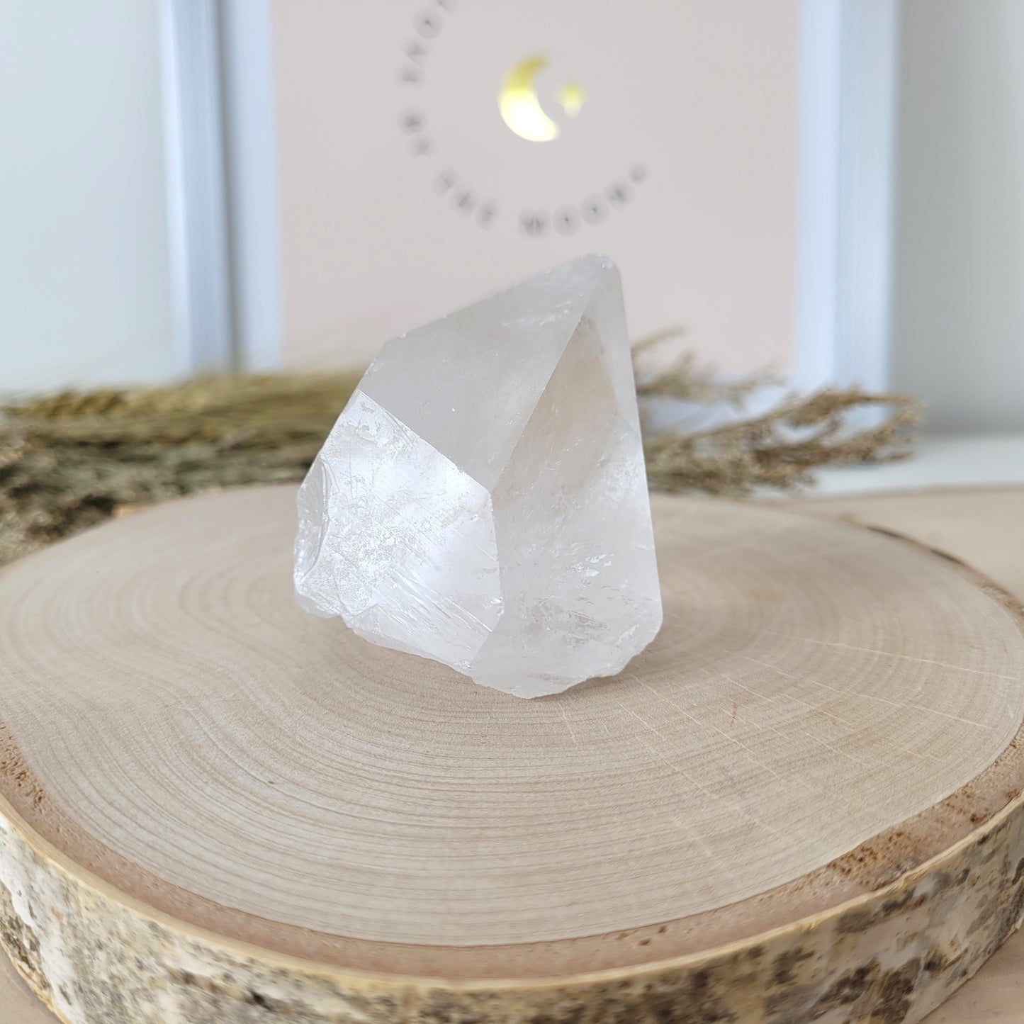 Bergkristall Naturspitze Rohkristall 4,9 x 4,5cm, 124g