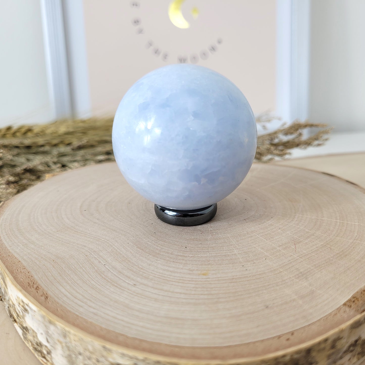Blauer Calcit Kugel 5cm Durchmesser, 184g