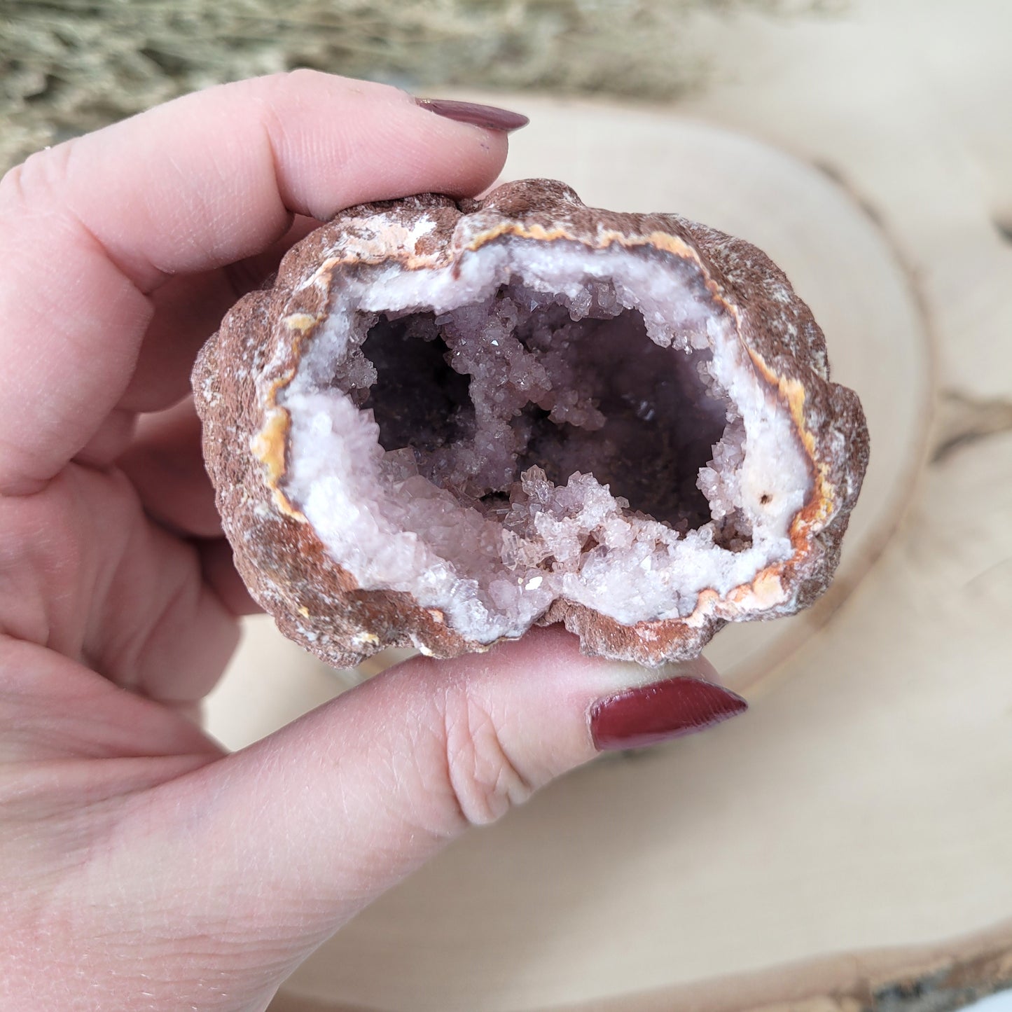 Pink Amethyst Geode 6,1 x 3,9cm