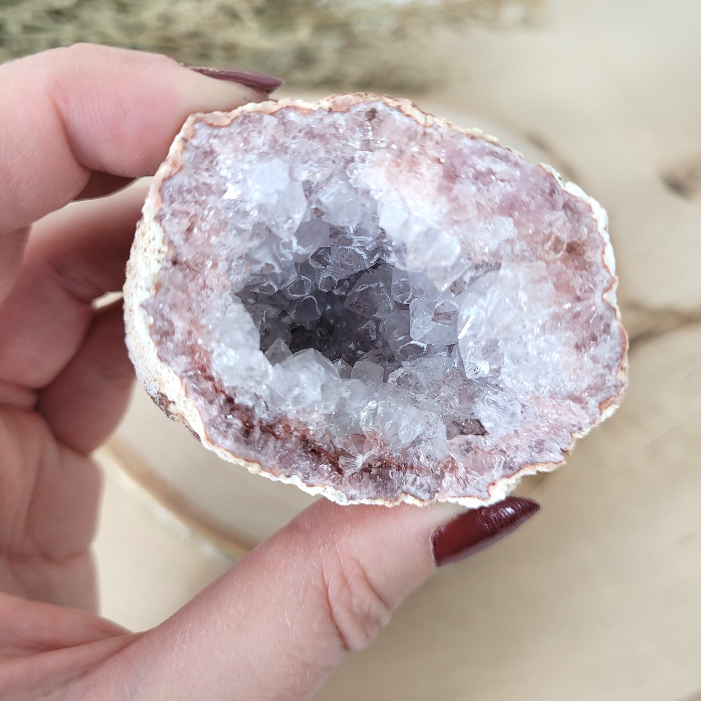 Pink Amethyst Geode 5,1 x 4,1cm