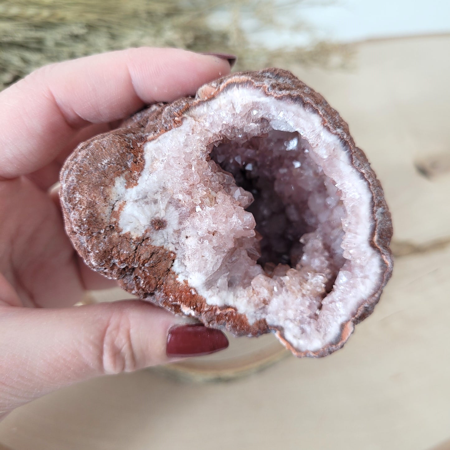 Pink Amethyst Geode 7,7 x 6,1cm