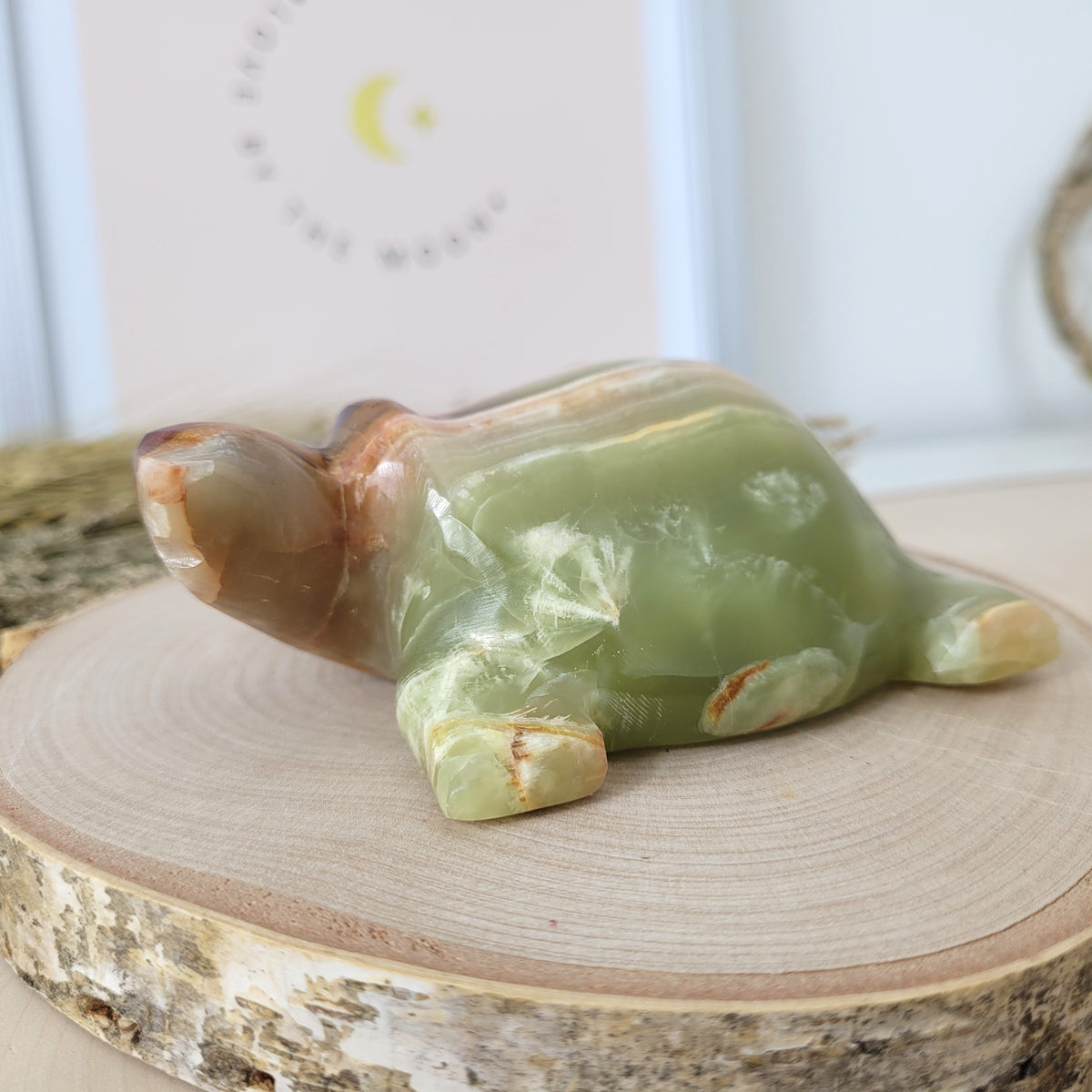 Aragonit mit Calcit Schildkröte 10cm