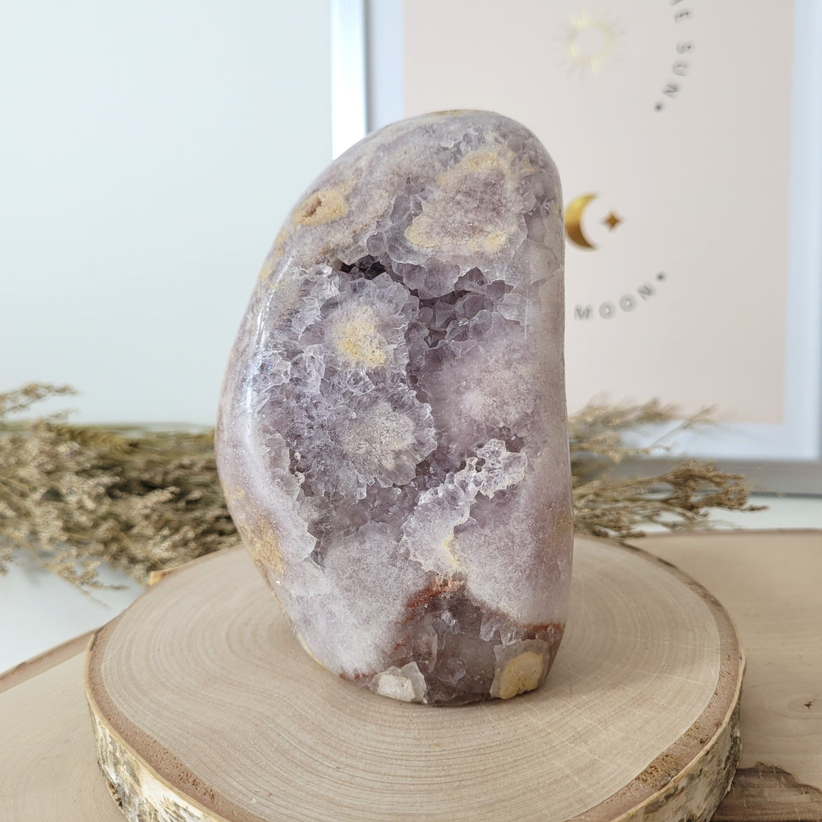 Pink Amethyst Freiform 12,2 x 7,6cm, 703g