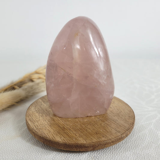 Rosenquarz Freiform