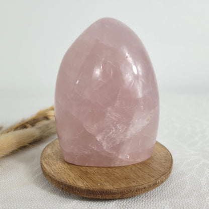 Rosenquarz Freiform