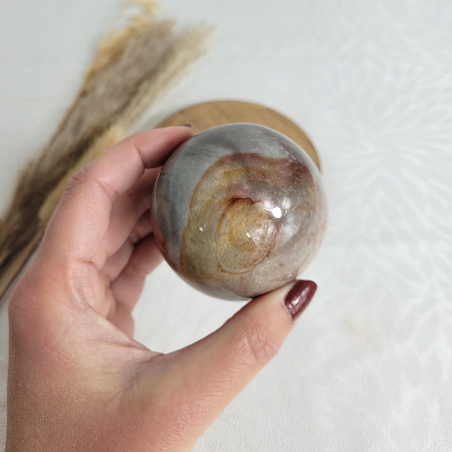 Polychrom Jaspis Kugel