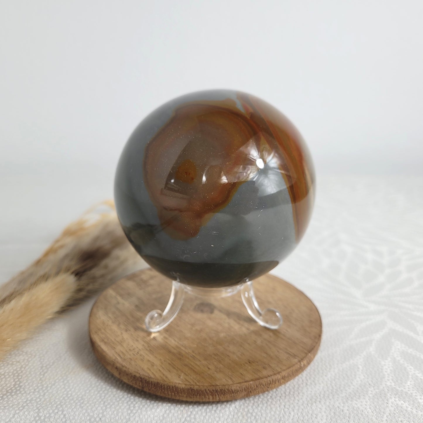 Polychrom Jaspis Kugel