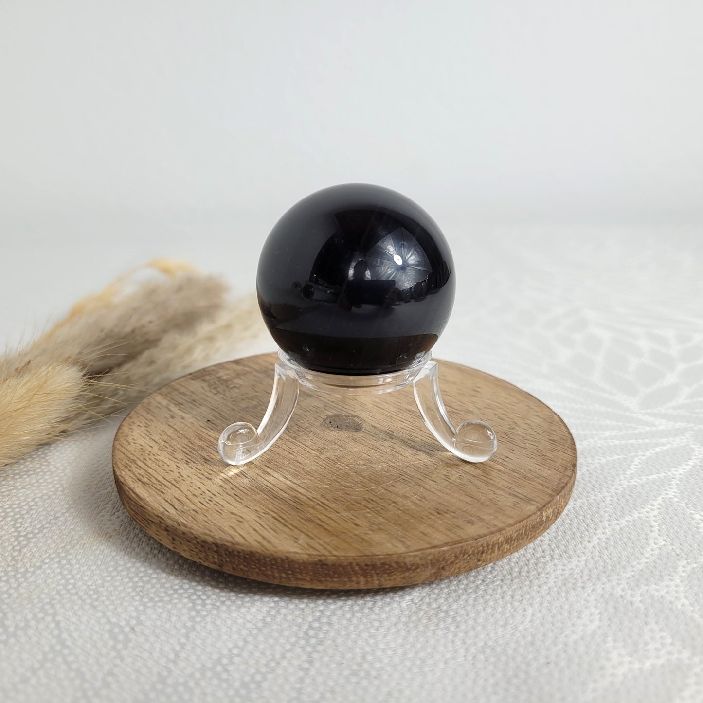 Lamellen Obsidian Kugel