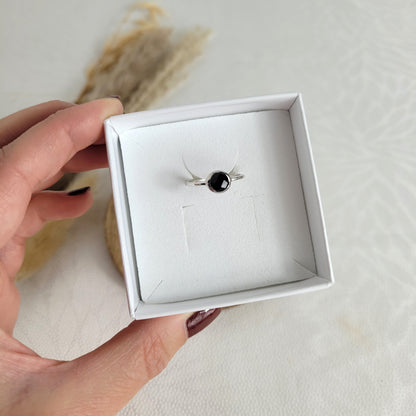 Spinell Ring Silber 925 Ringgröße 52