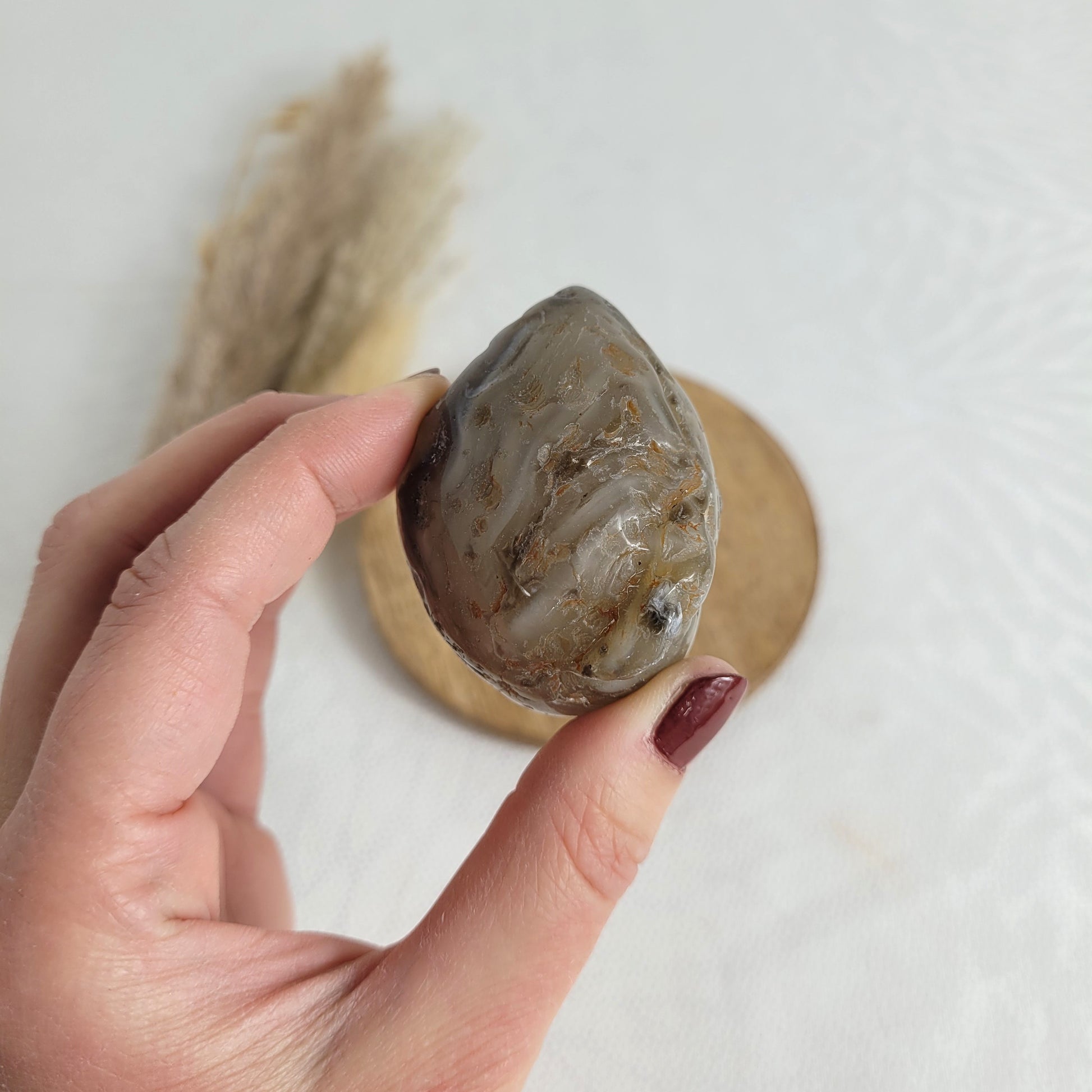Enhydro Kristall Achat Geode