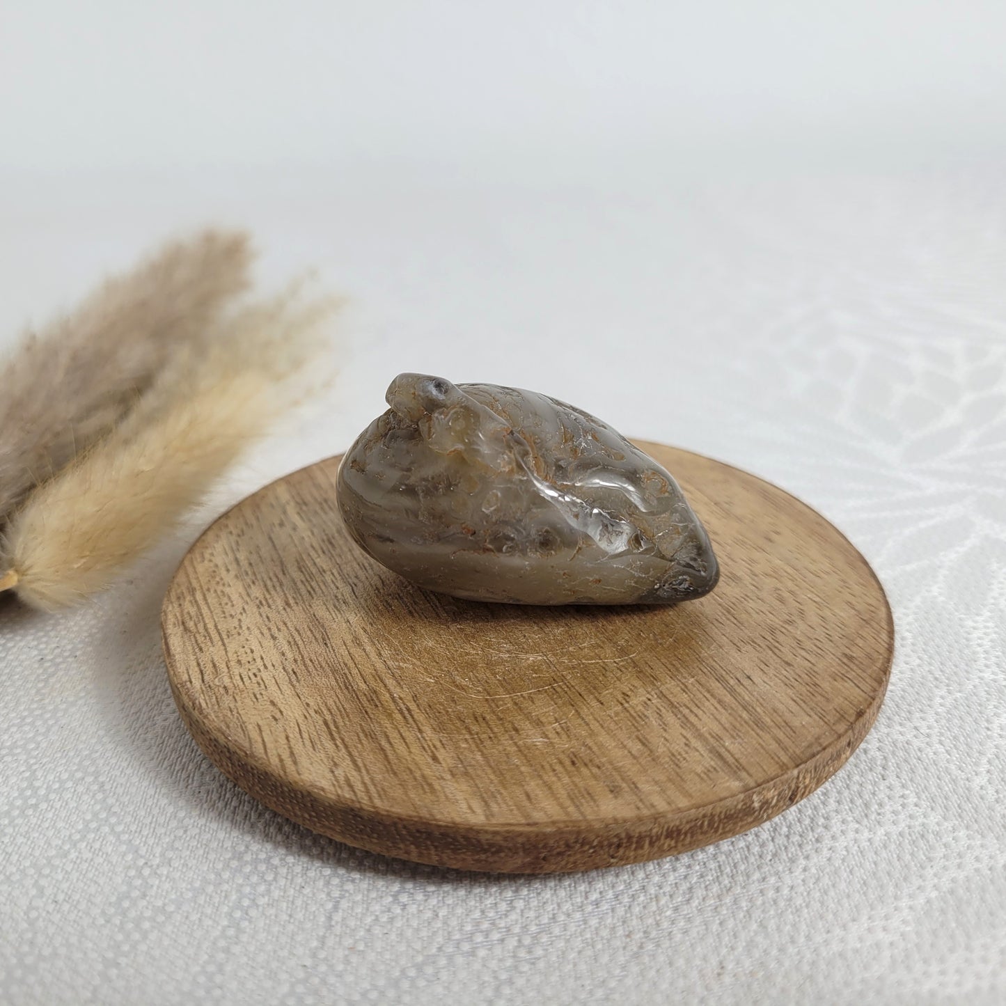 Enhydro Kristall Achat Geode