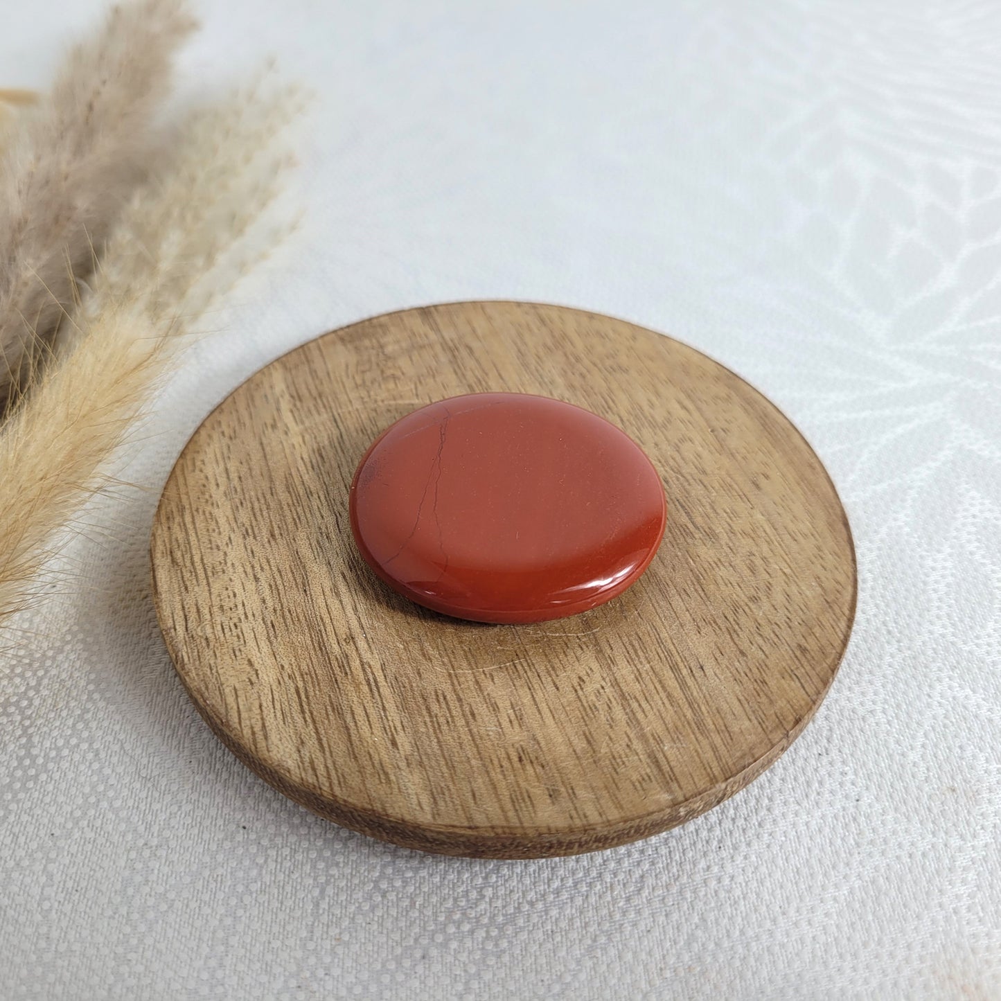 Roter Jaspis Scheibenstein