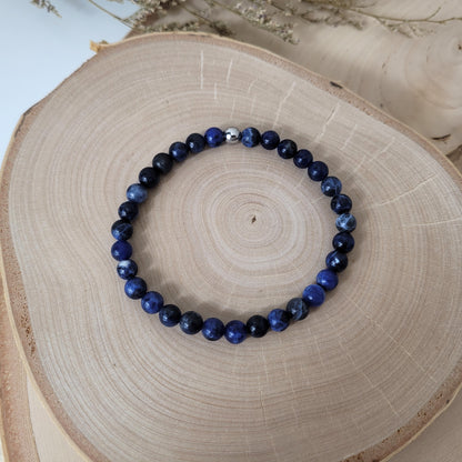 Sodalith Armband Kugeln 6mm