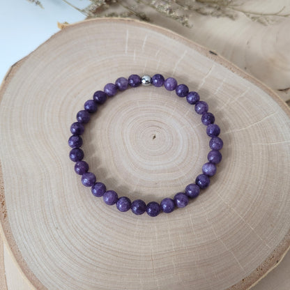 Lepidolith Armband Kugeln 6mm