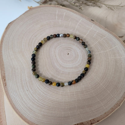 Pietersit Armband Kugeln 4 mm