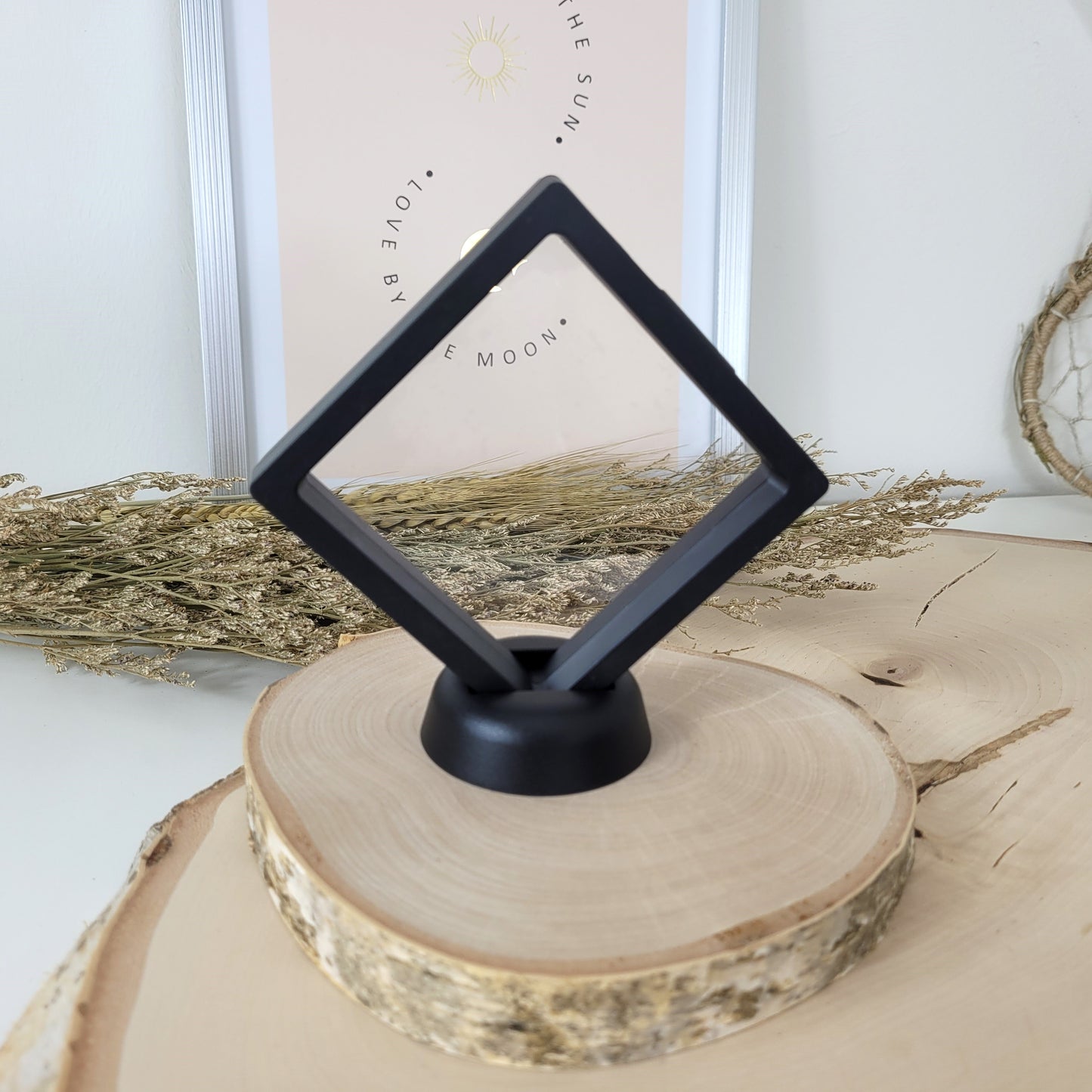 Schweberahmen 9x9cm mit Standfuss