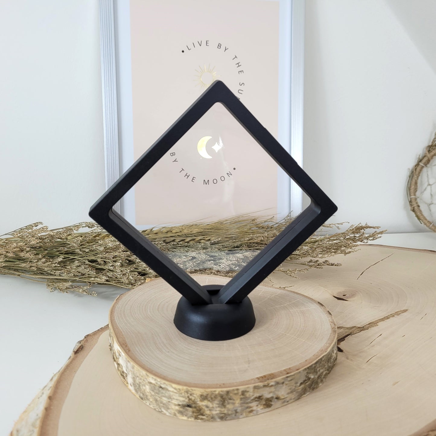 Schweberahmen 11x11cm mit Standfuss